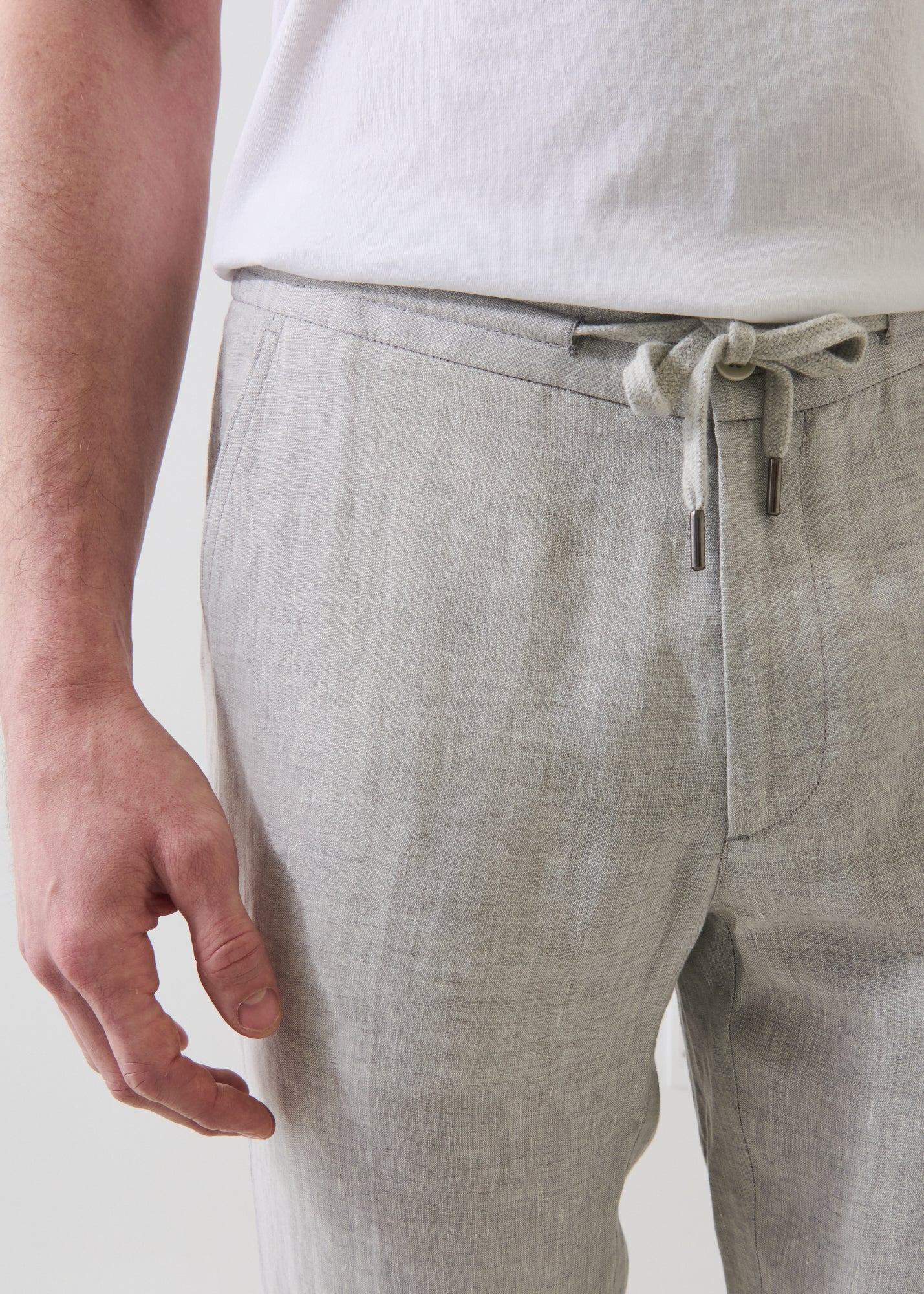 Linen Drawstring Pant - PATRICK ASSARAF