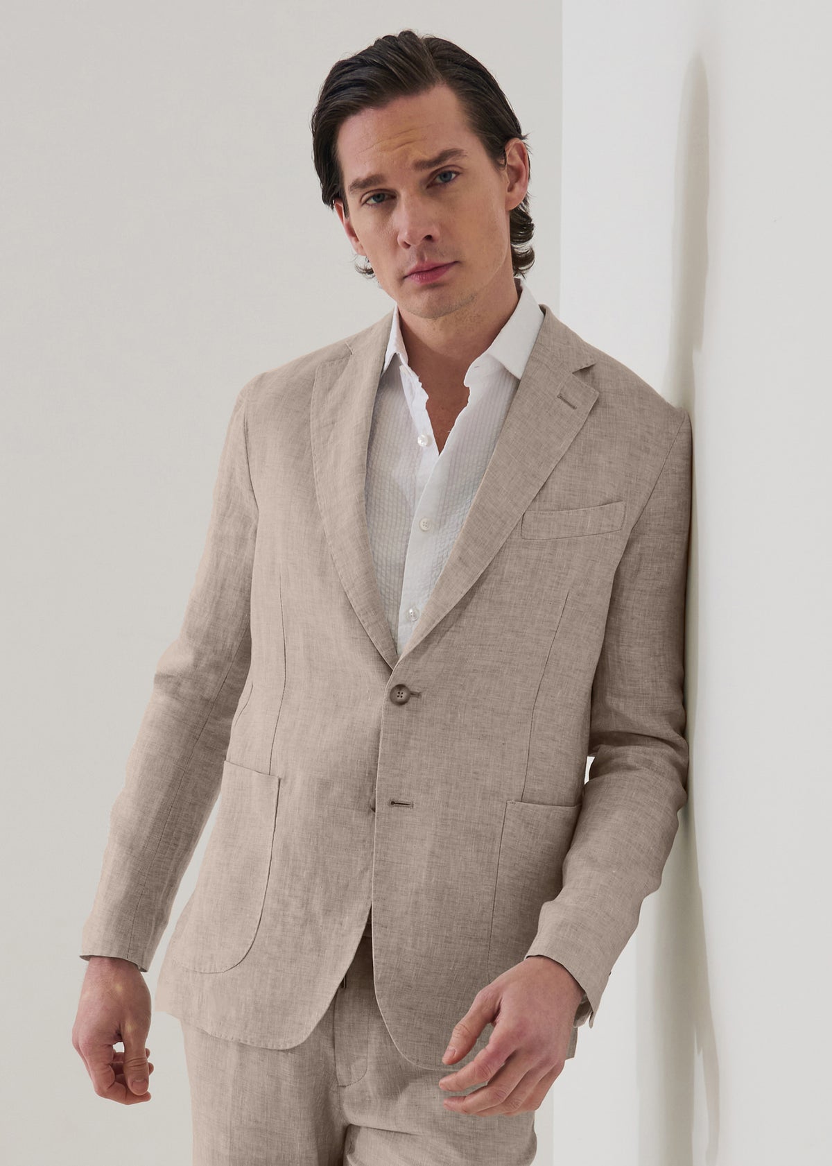 Linen Chambray Blazer - PATRICK ASSARAF