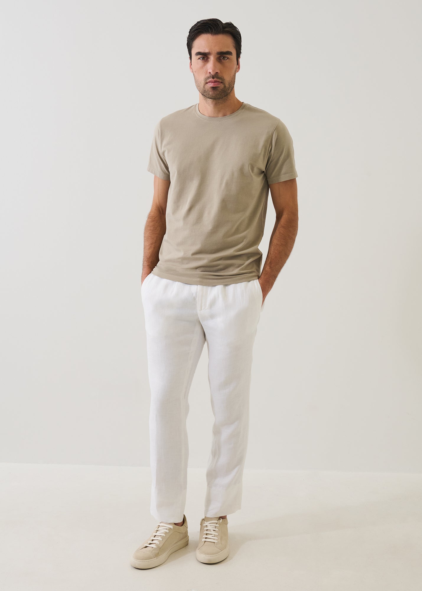 Linen Drawstring Pant
