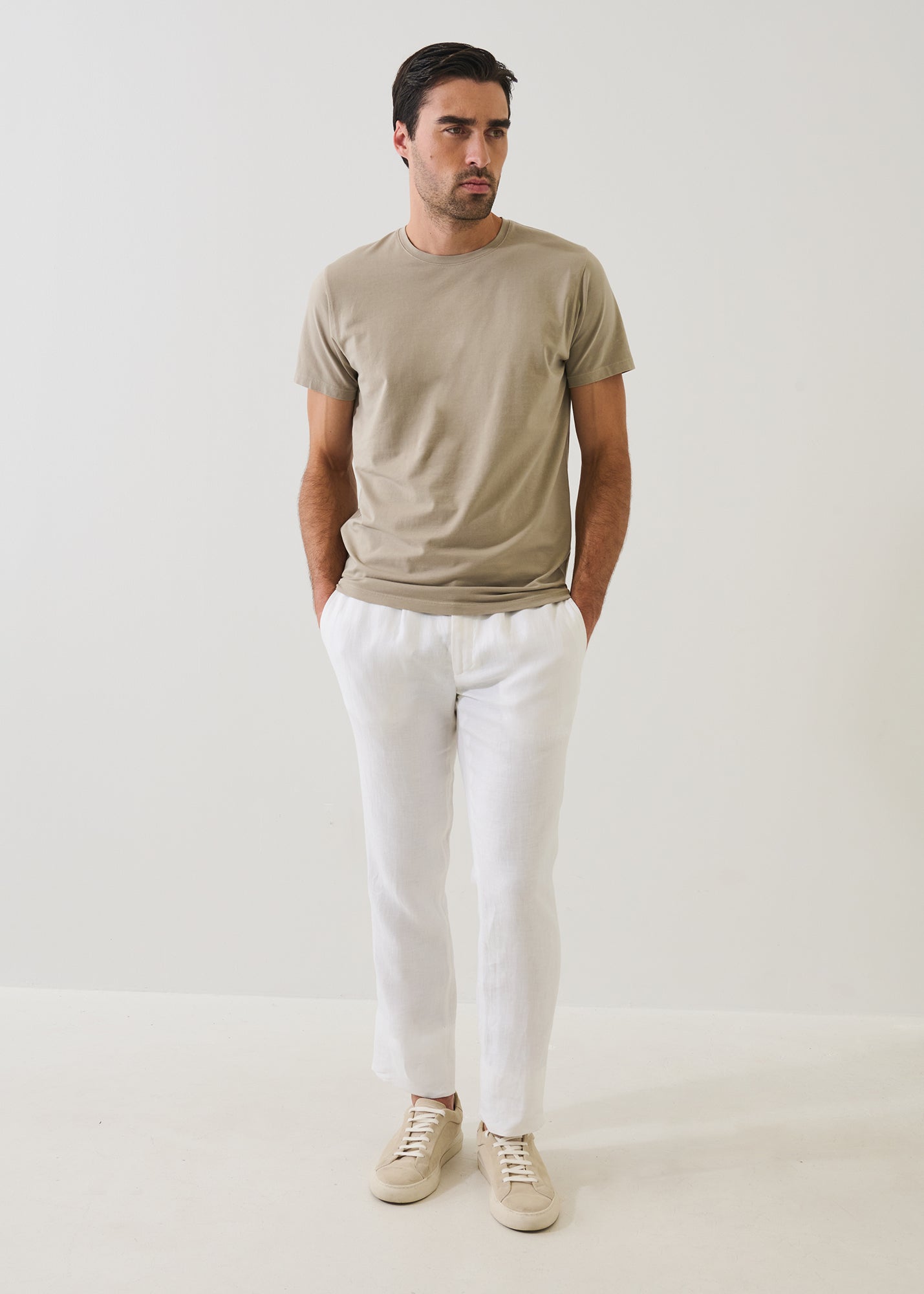 Linen Drawstring Pant