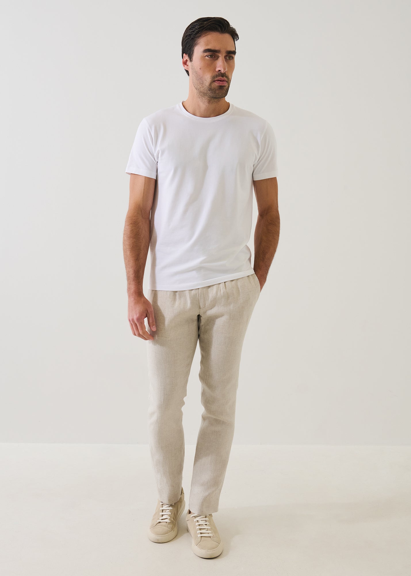 Linen Drawstring Pant