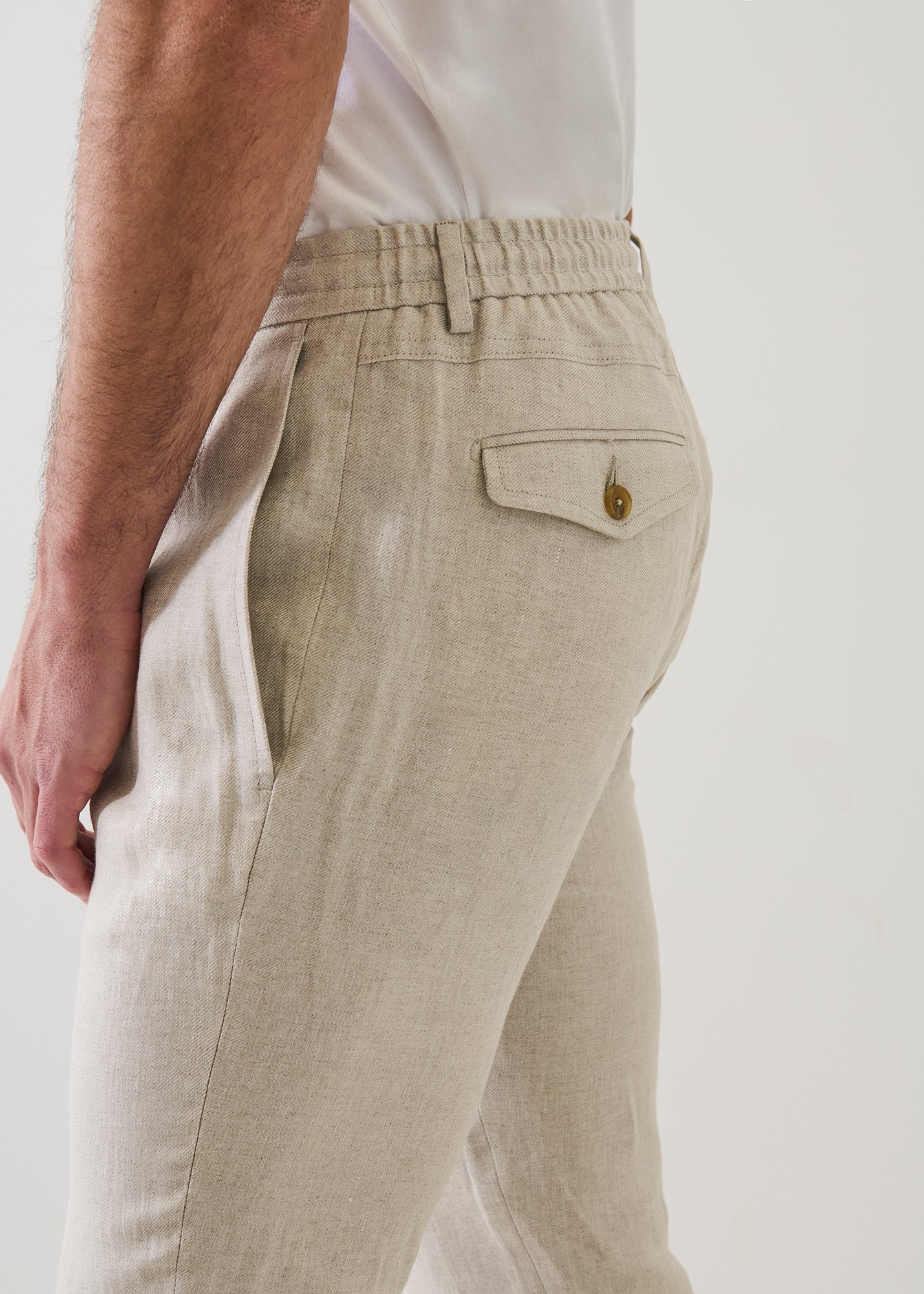 Linen Drawstring Pant