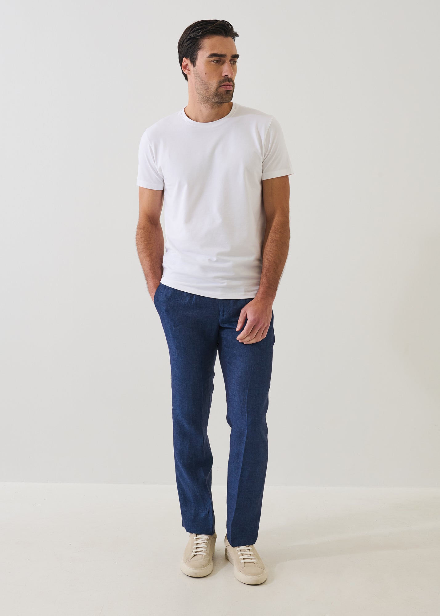 Linen Drawstring Pant