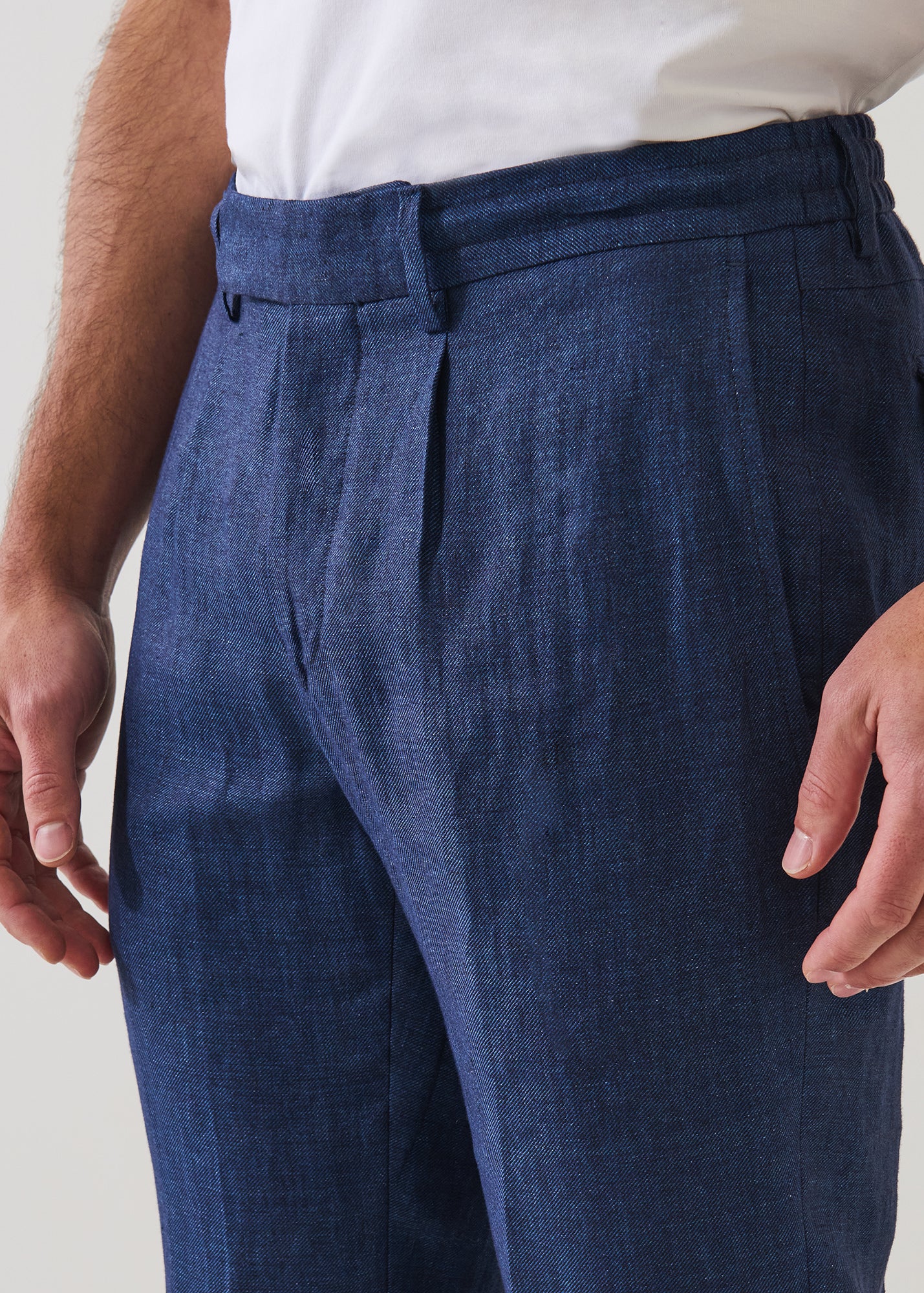 Linen Drawstring Pant