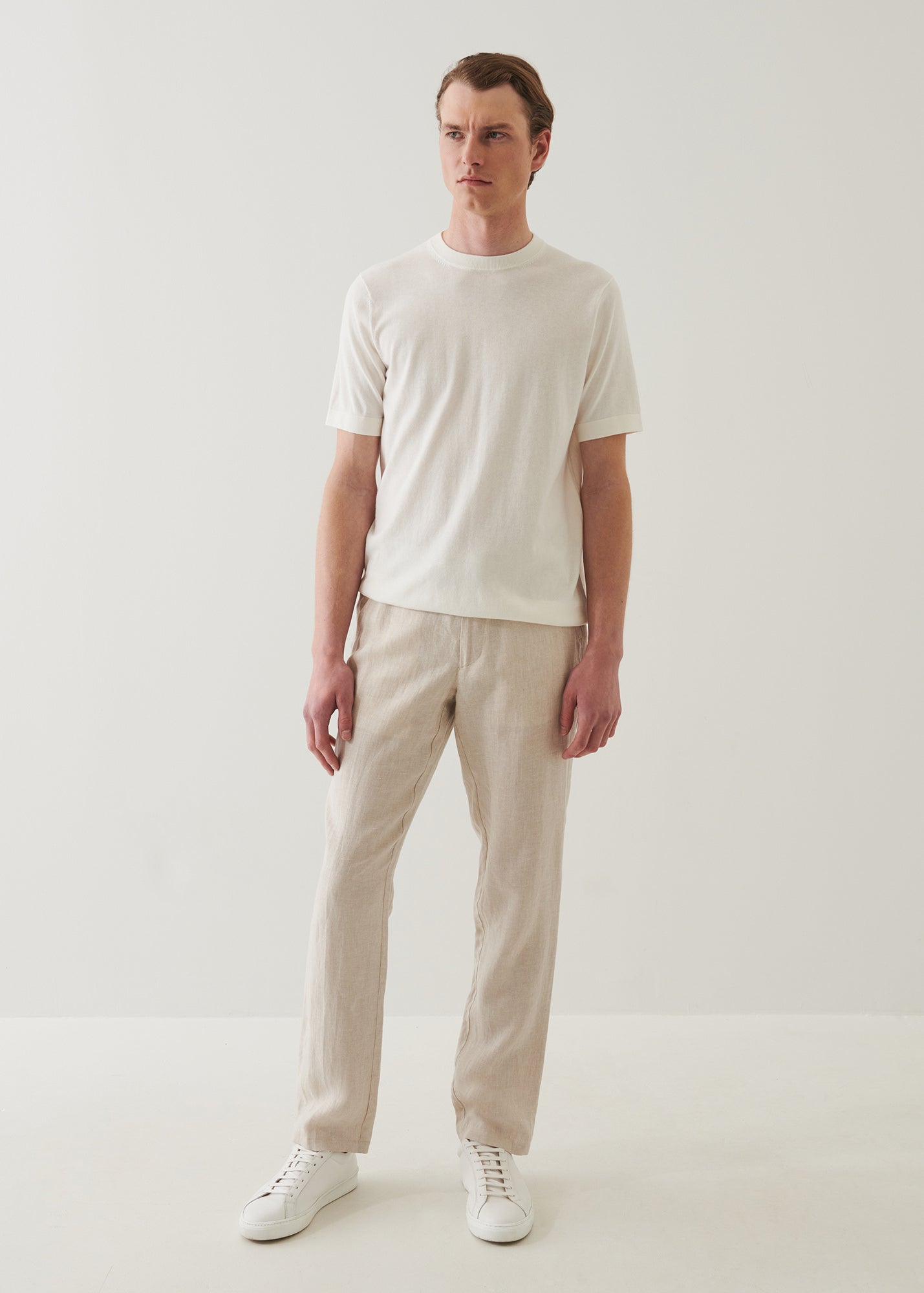 Linen Drawstring Pant
