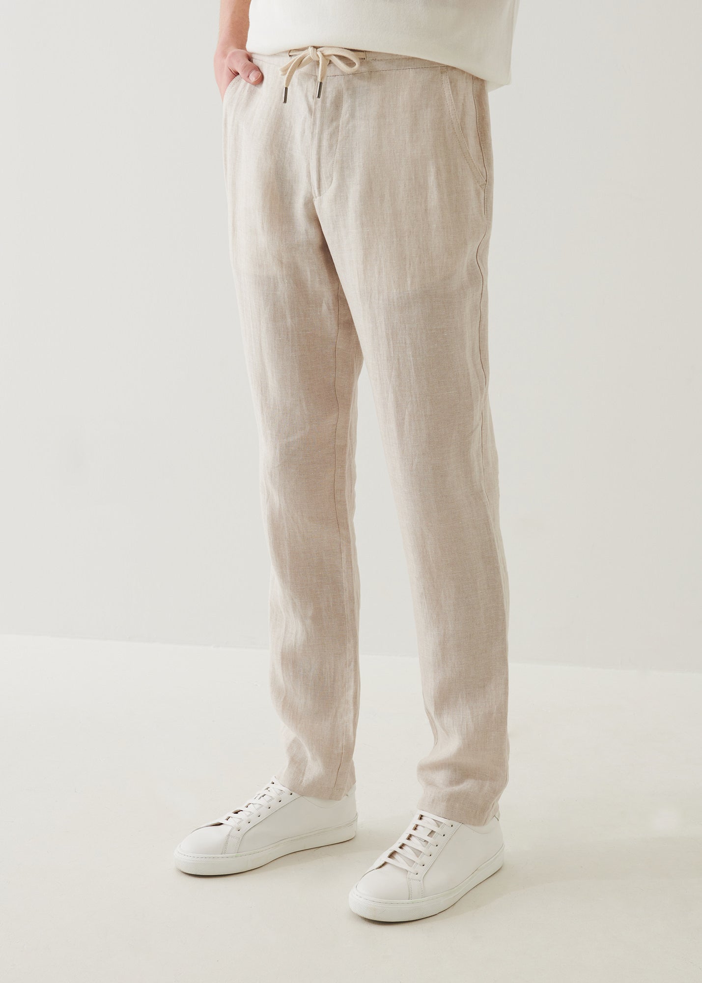 Linen Drawstring Pant