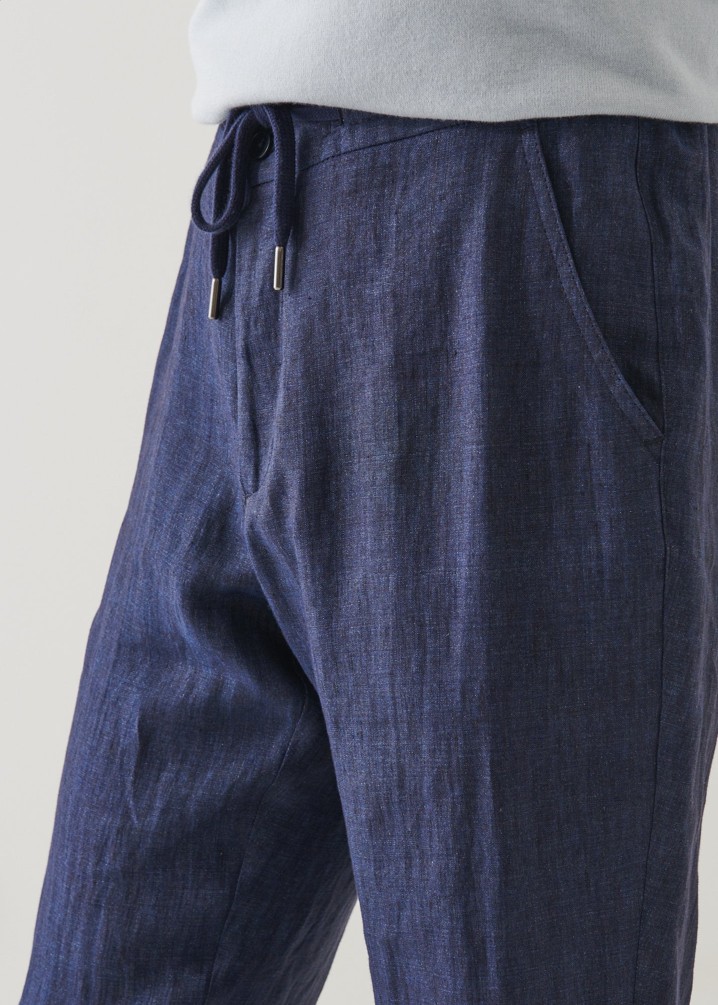 Linen Drawstring Pant