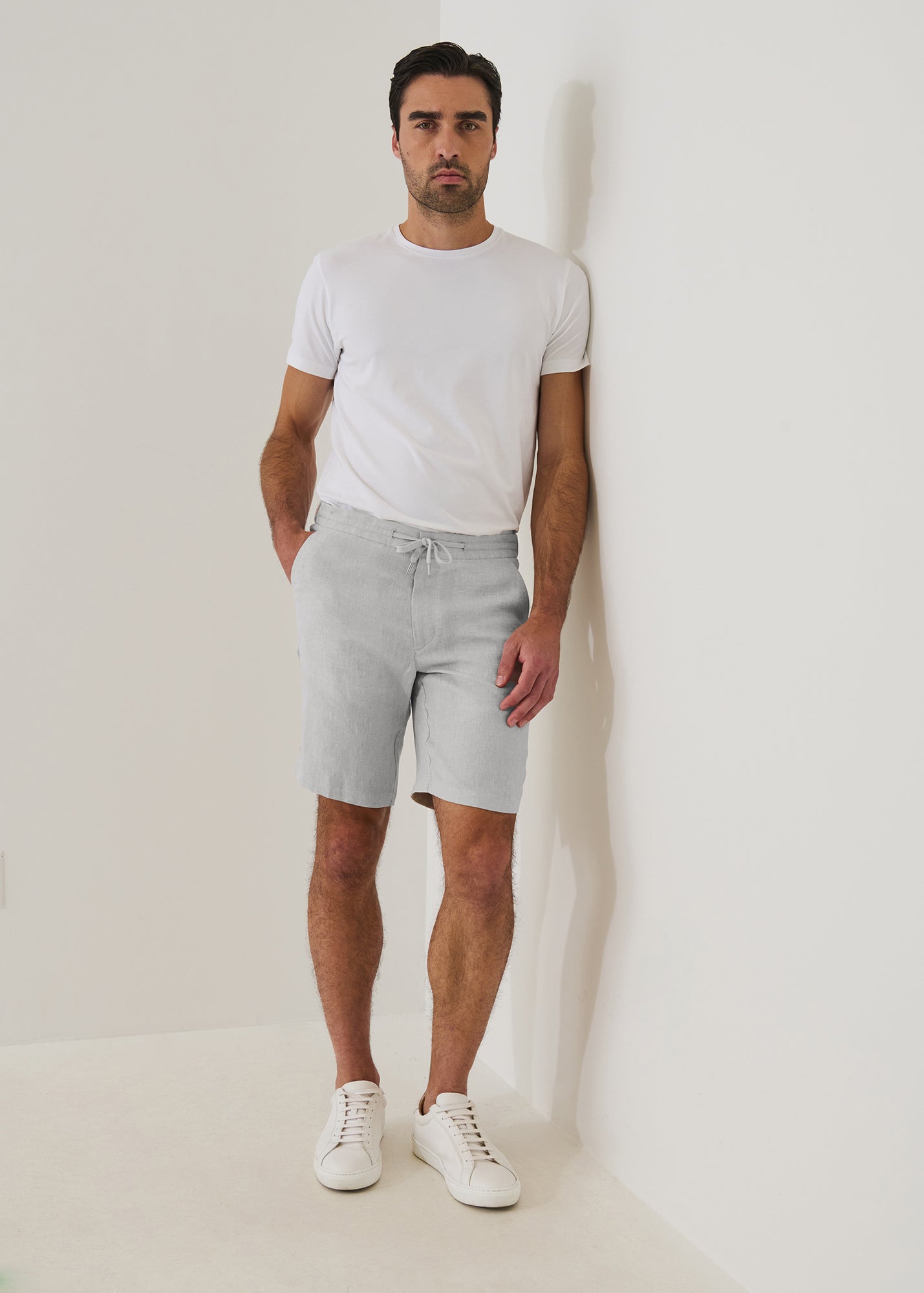 Linen Drawstring Short