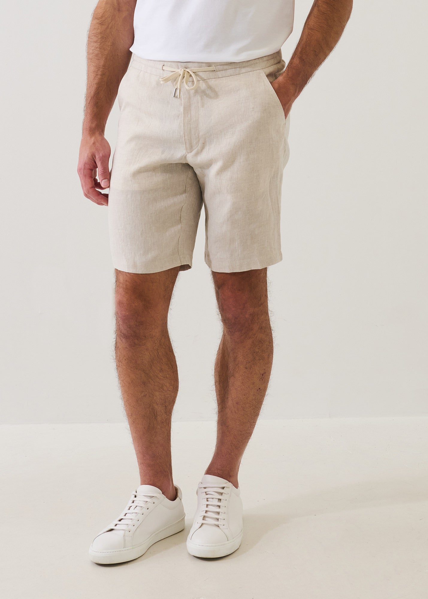Linen Drawstring Short