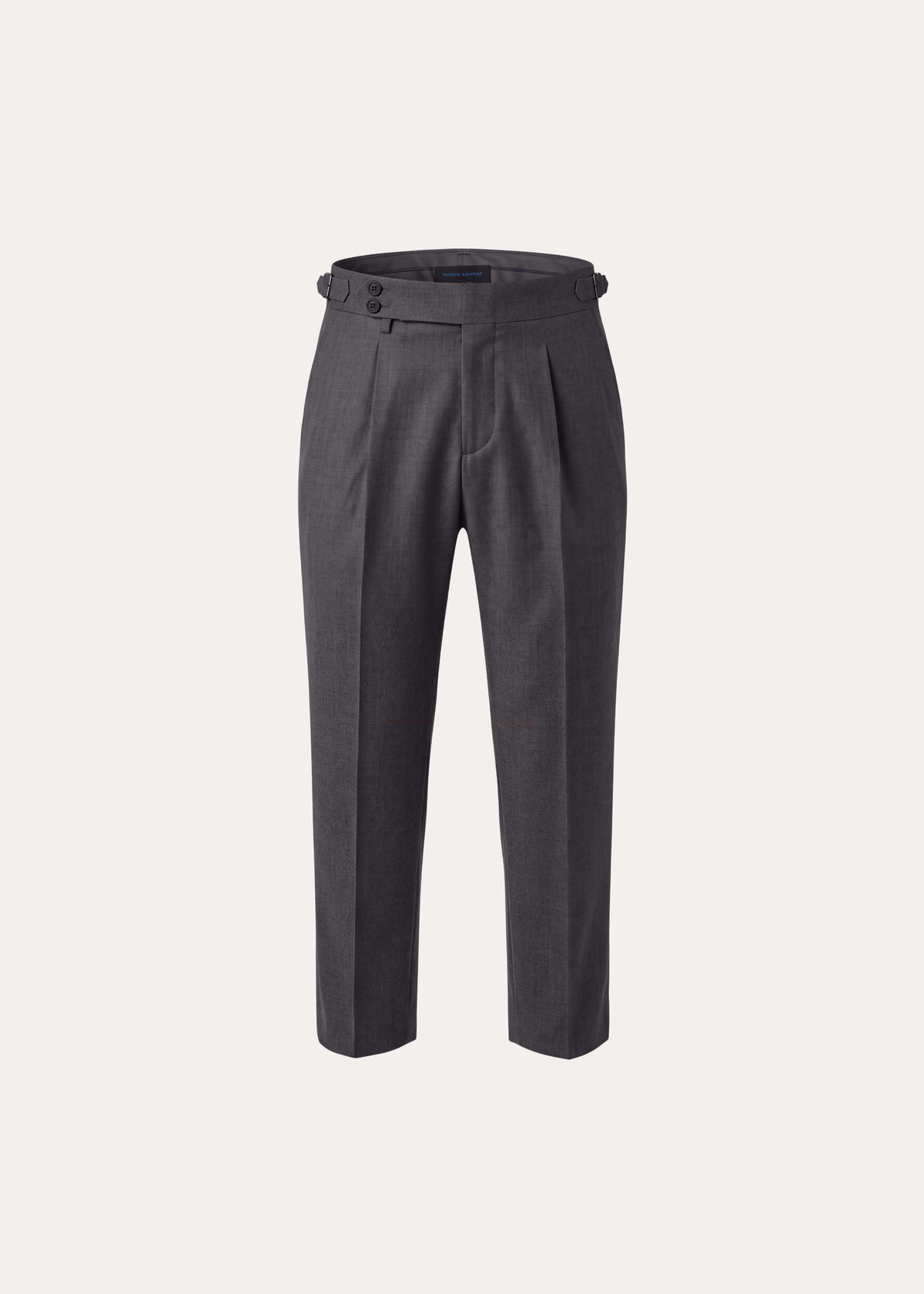 Wool Flannel Single Pleat Pant - PATRICK ASSARAF