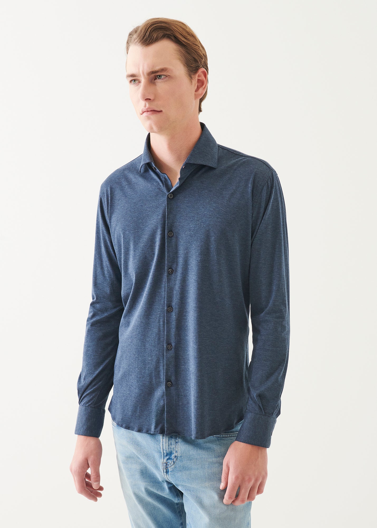 Four-Flex Performance Button Up Shirt - PATRICK ASSARAF