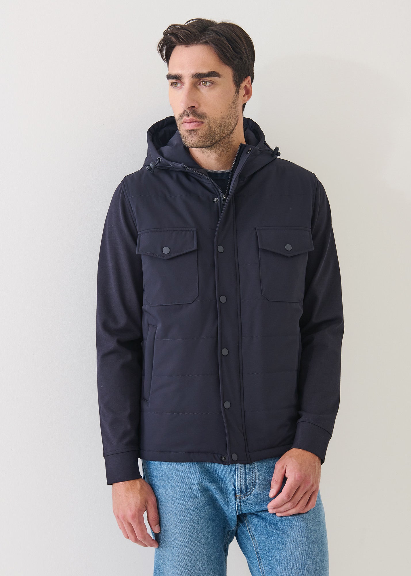 Nucleo Quilted Hoodie