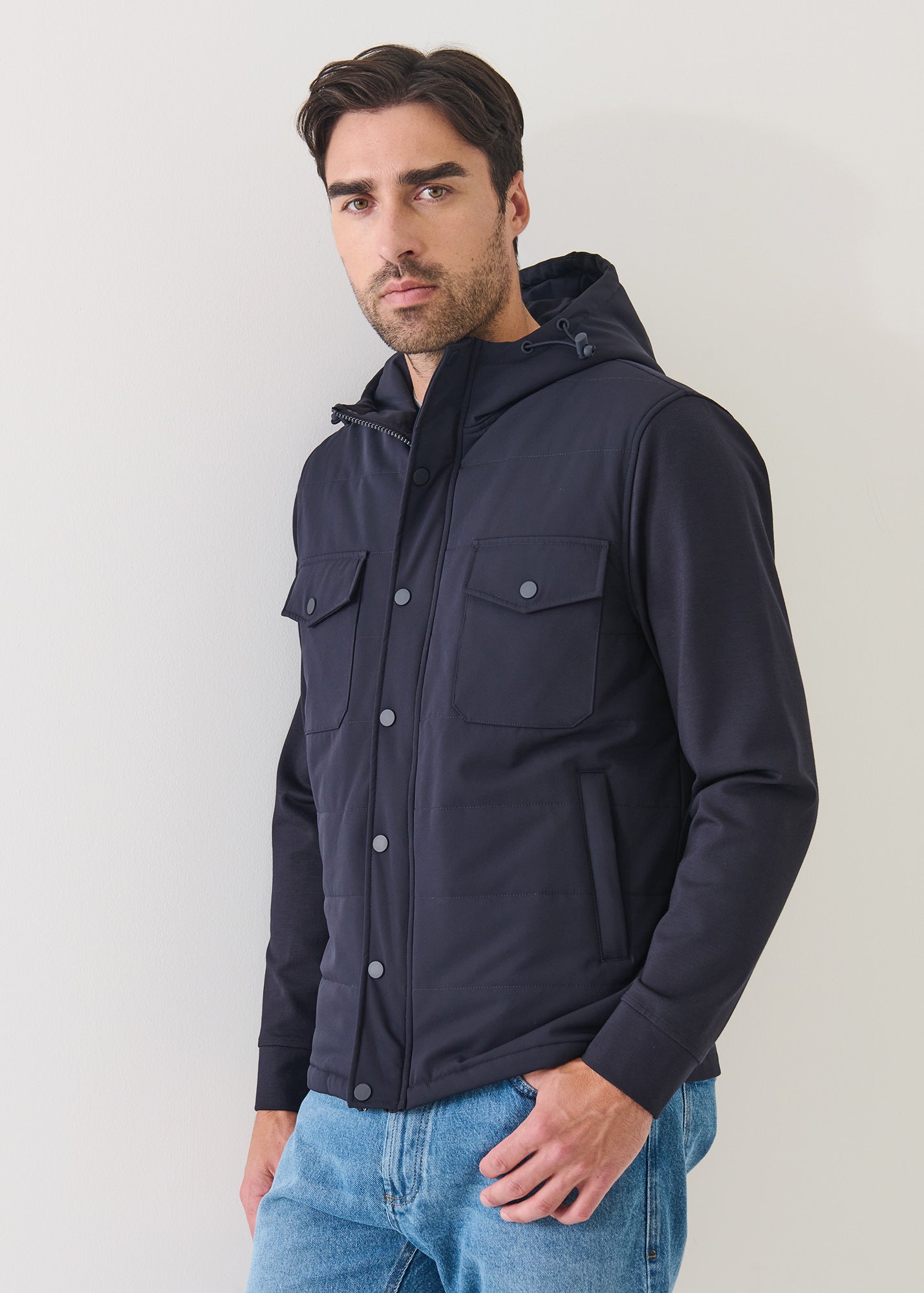 Nucleo Quilted Hoodie