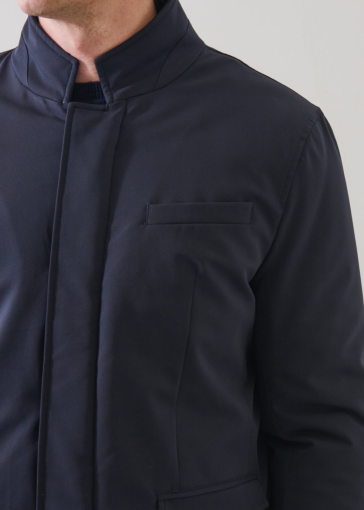 Padded Nylon Hybrid Jacket - PATRICK ASSARAF