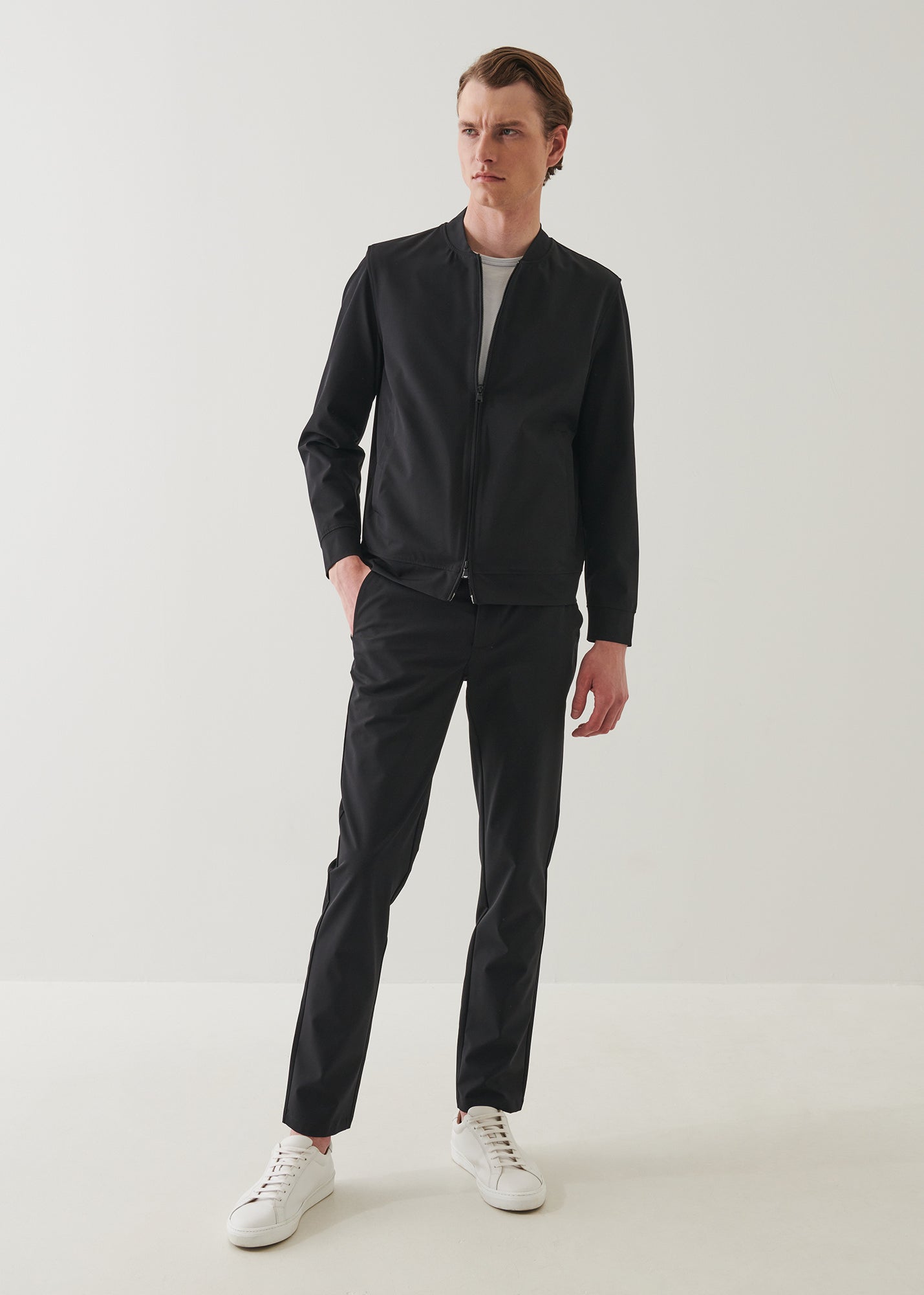 Nucleo Stretch Zip Front Jacket - PATRICK ASSARAF