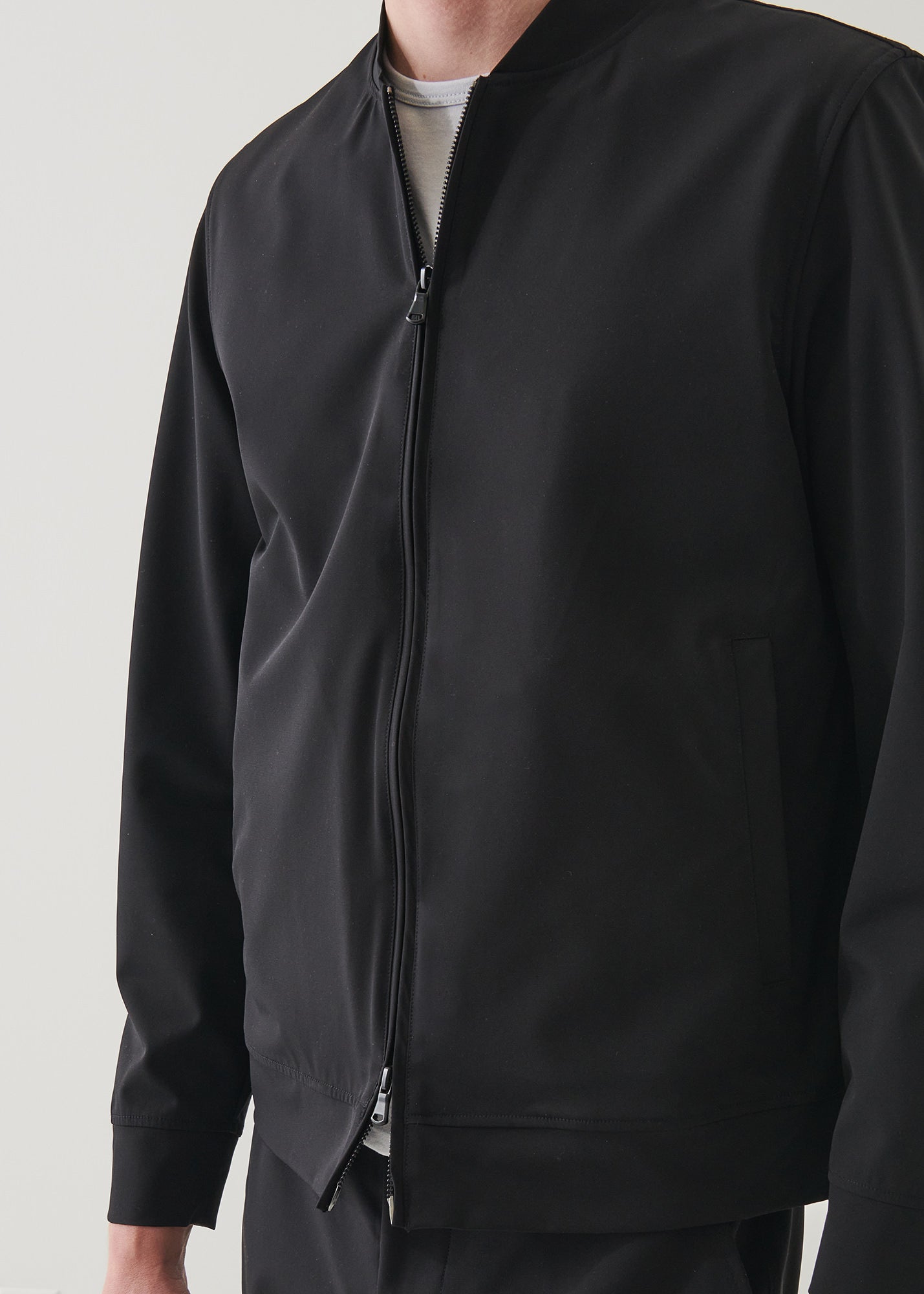 Nucleo Stretch Zip Front Jacket - PATRICK ASSARAF