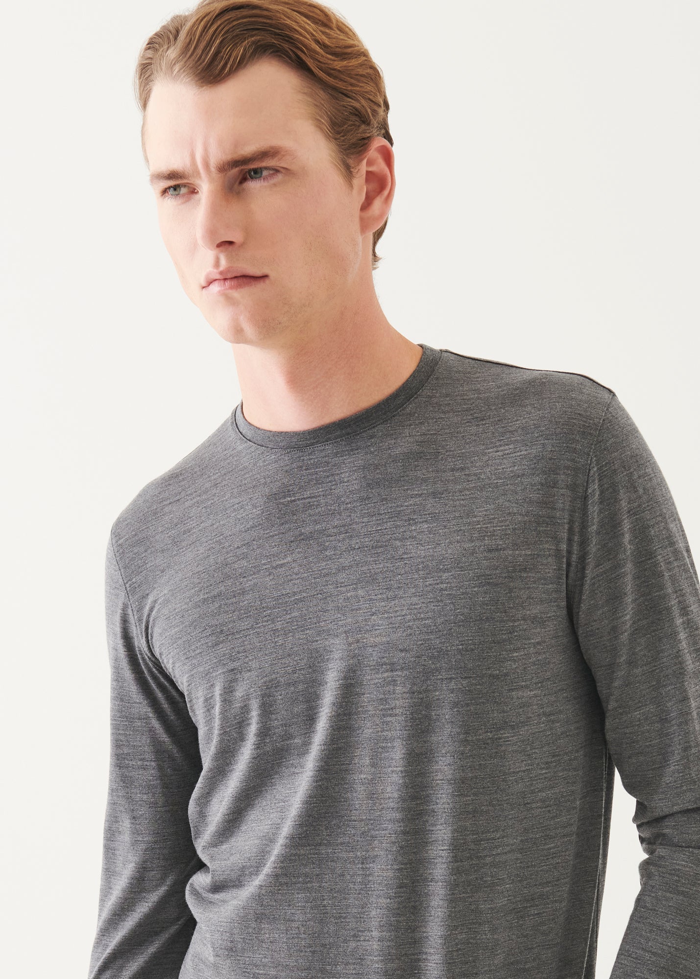 Reda Active Wool Long-Sleeve Knit T-Shirt - PATRICK ASSARAF