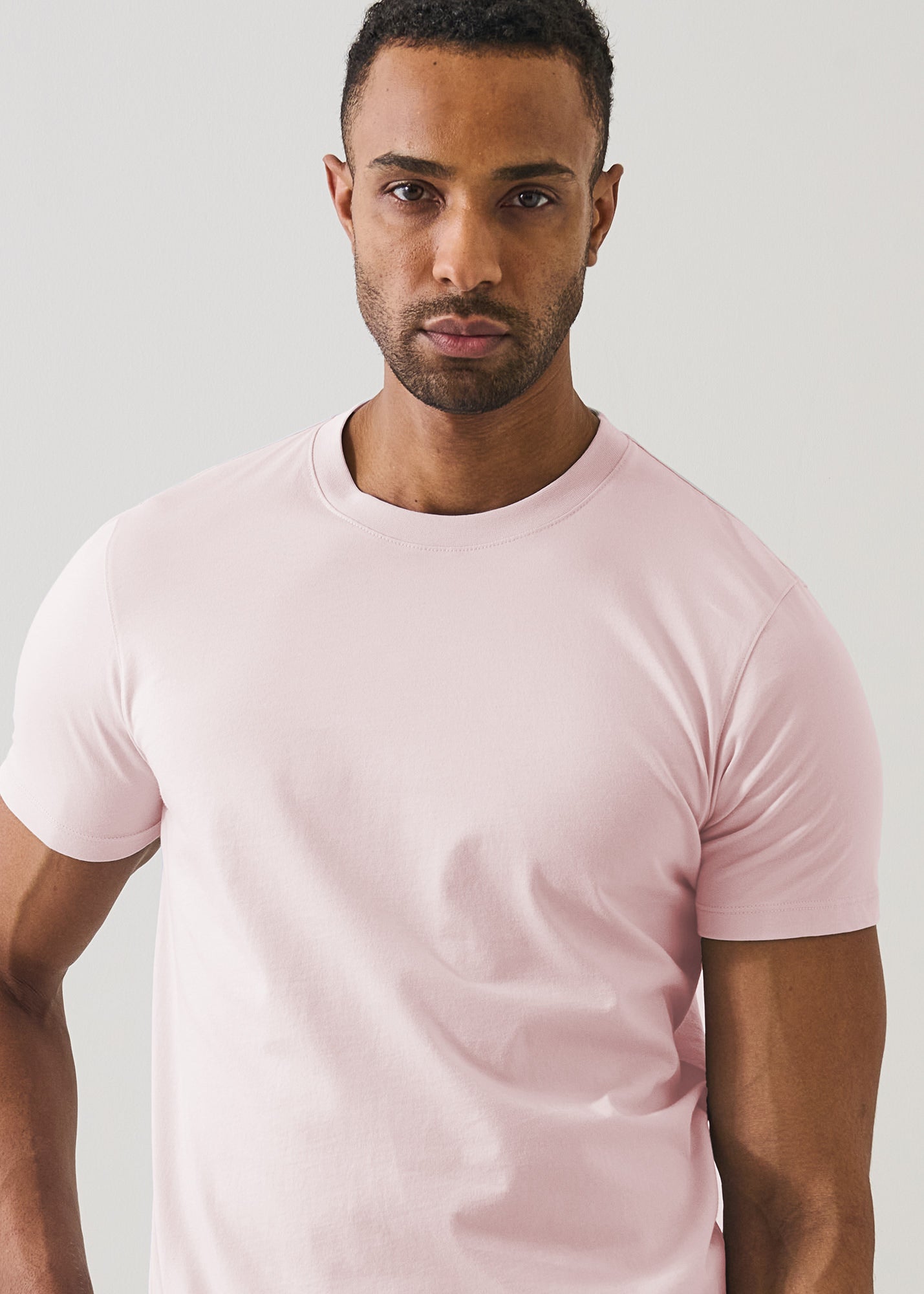 Organic Pima Cotton High Neck T-Shirt - PATRICK ASSARAF