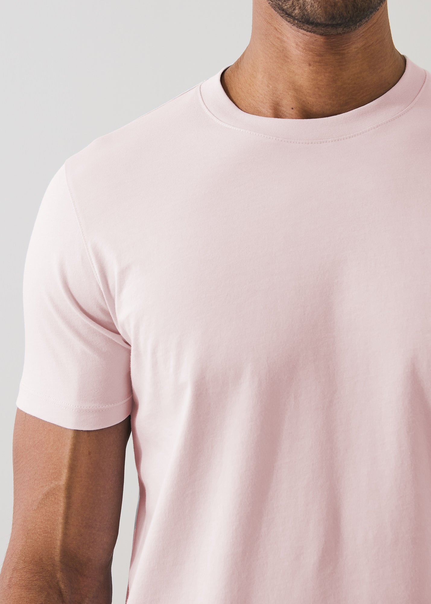 Organic Pima Cotton High Neck T-Shirt - PATRICK ASSARAF
