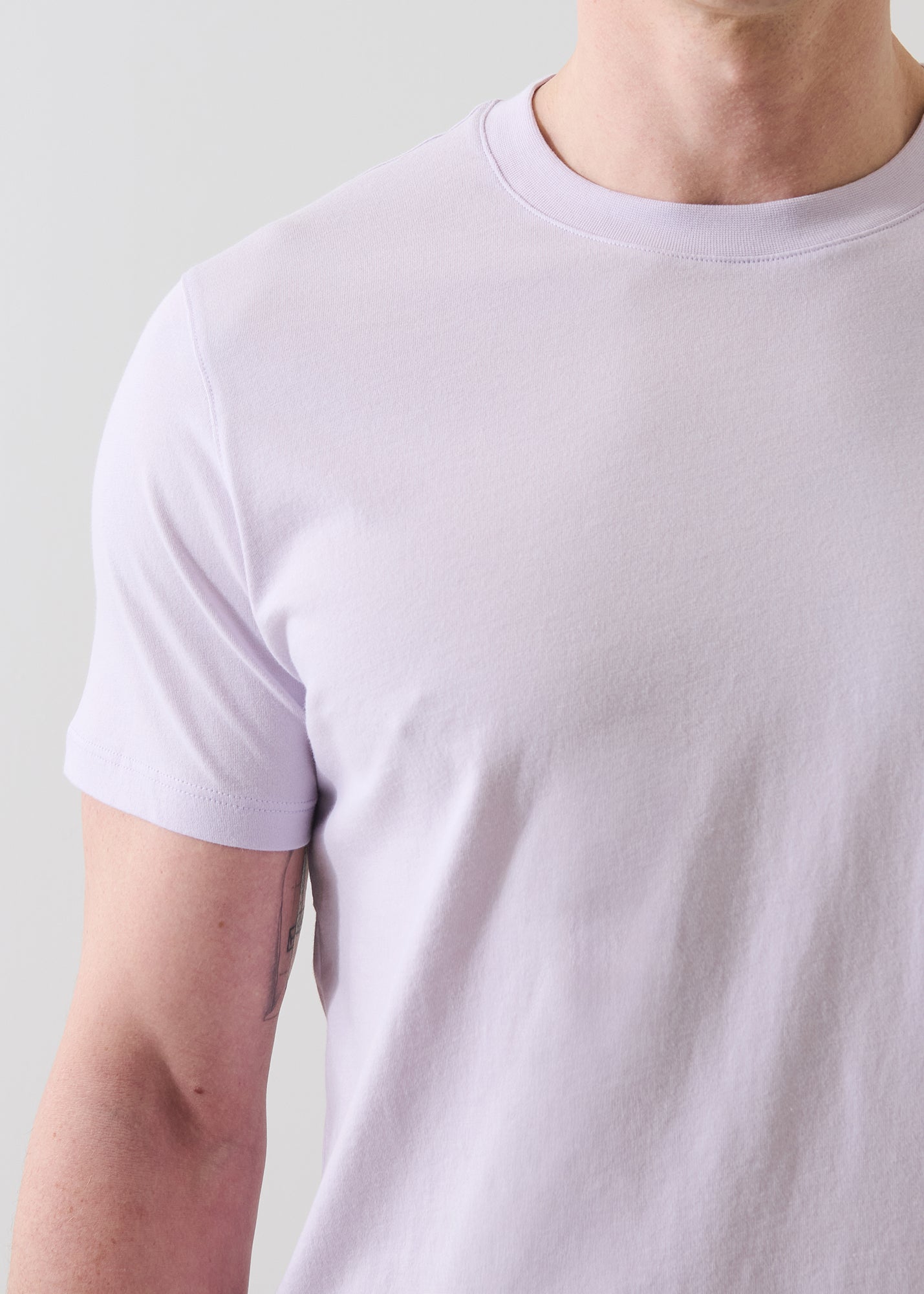 Organic Pima Cotton High Neck T-Shirt - PATRICK ASSARAF