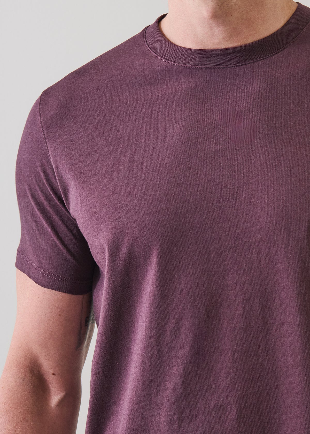 Organic Pima Cotton High Neck T-Shirt - PATRICK ASSARAF