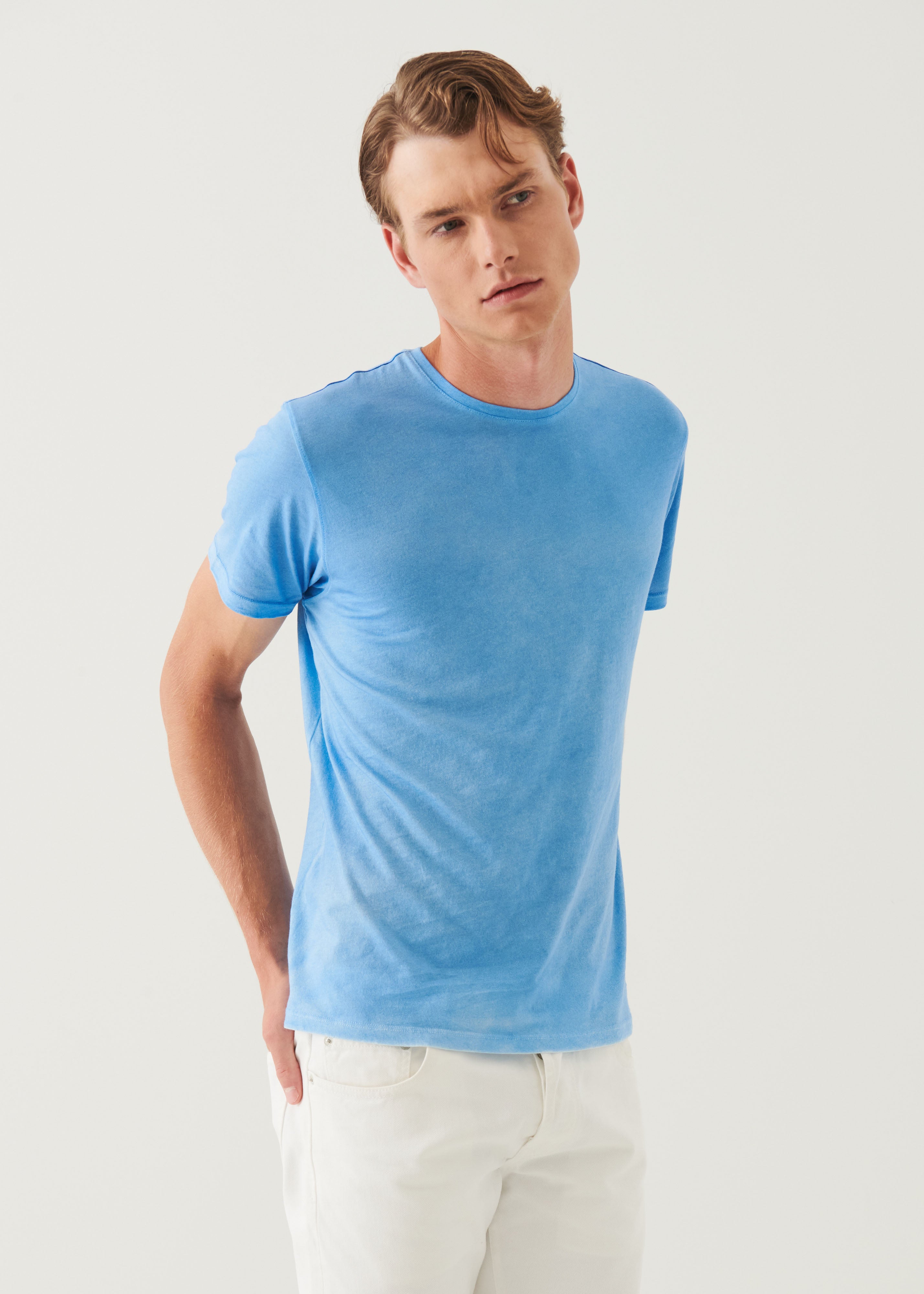 Lightweight Pima Cotton Spray Wash T-Shirt