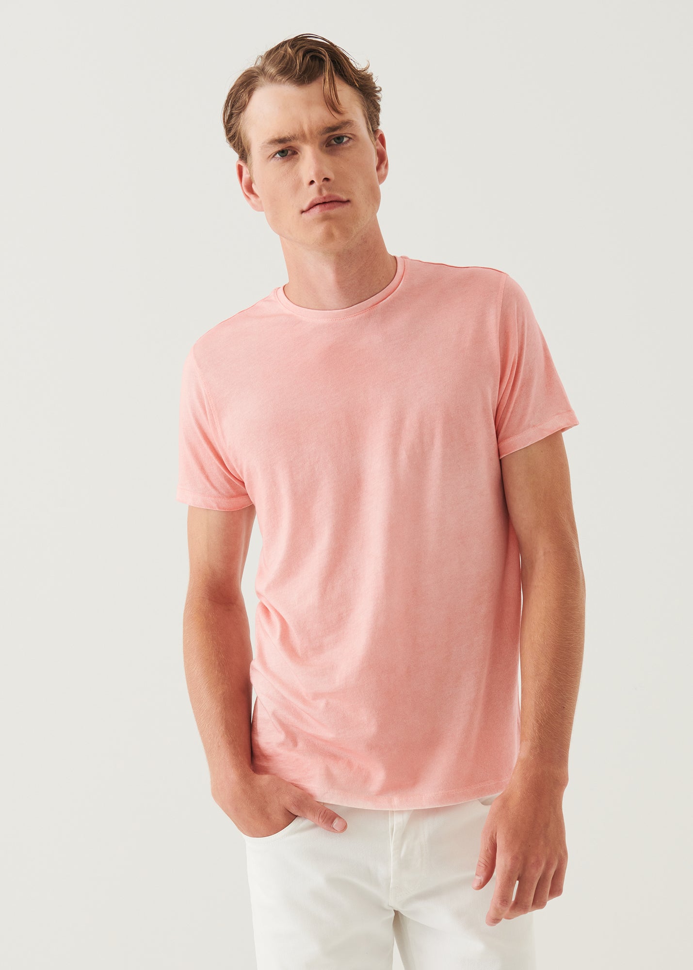 Lightweight Pima Cotton Spray Wash T-Shirt