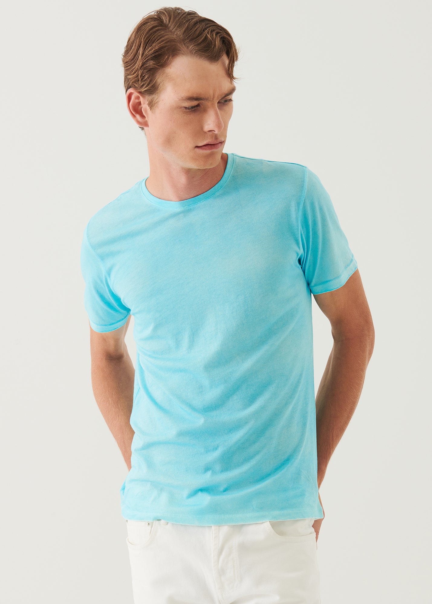 Lightweight Pima Cotton Spray Wash T-Shirt