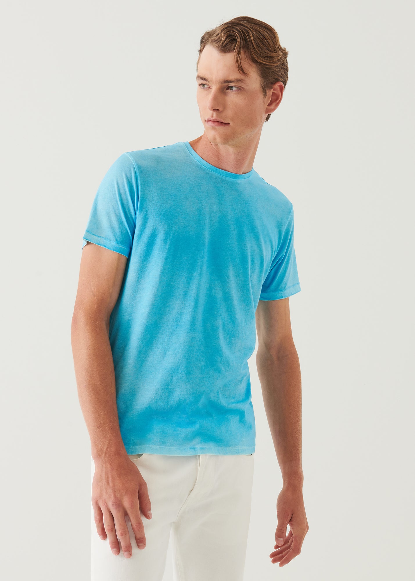 Lightweight Pima Cotton Spray Wash T-Shirt