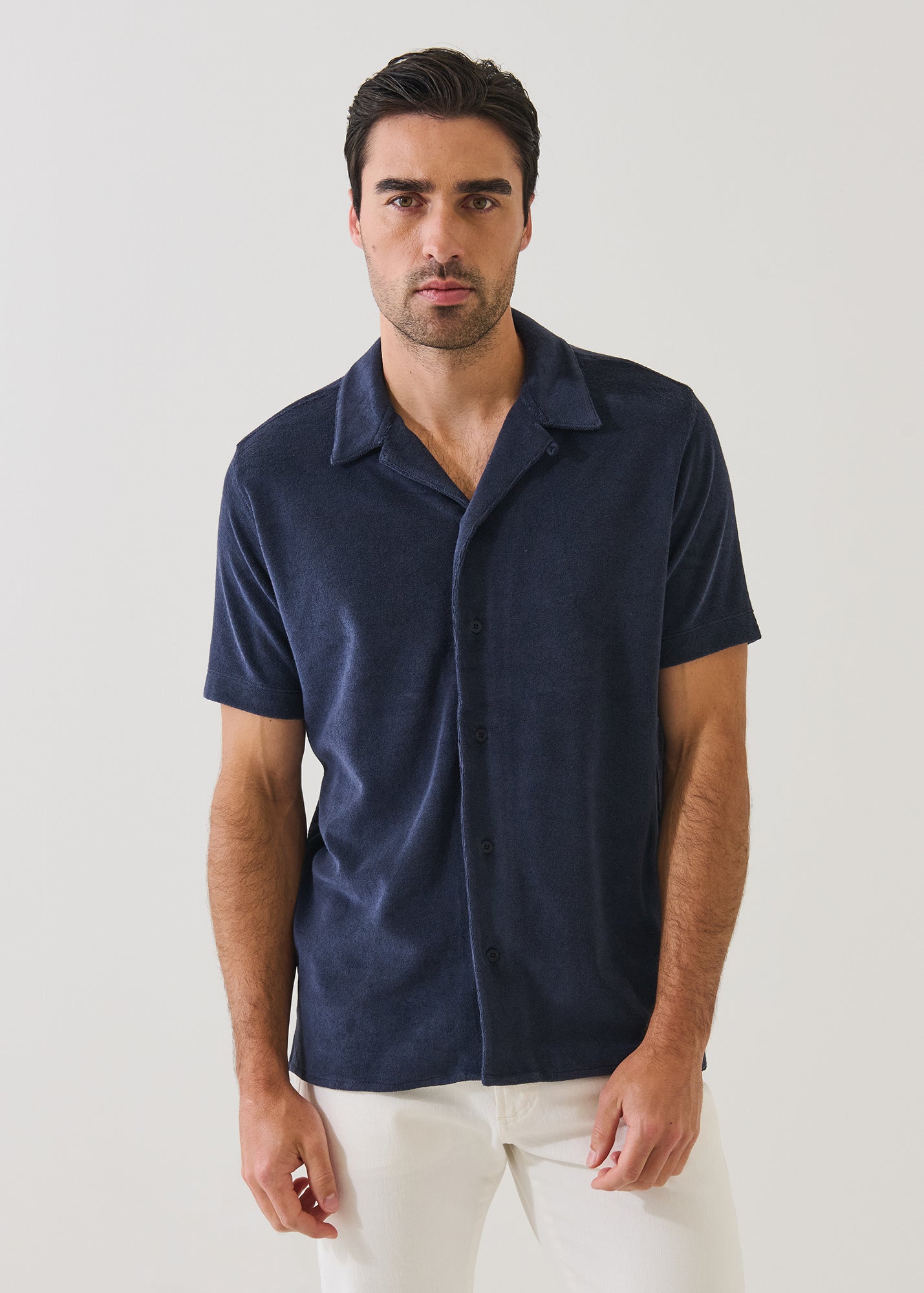 Beach Terry Camp Collar Shirt