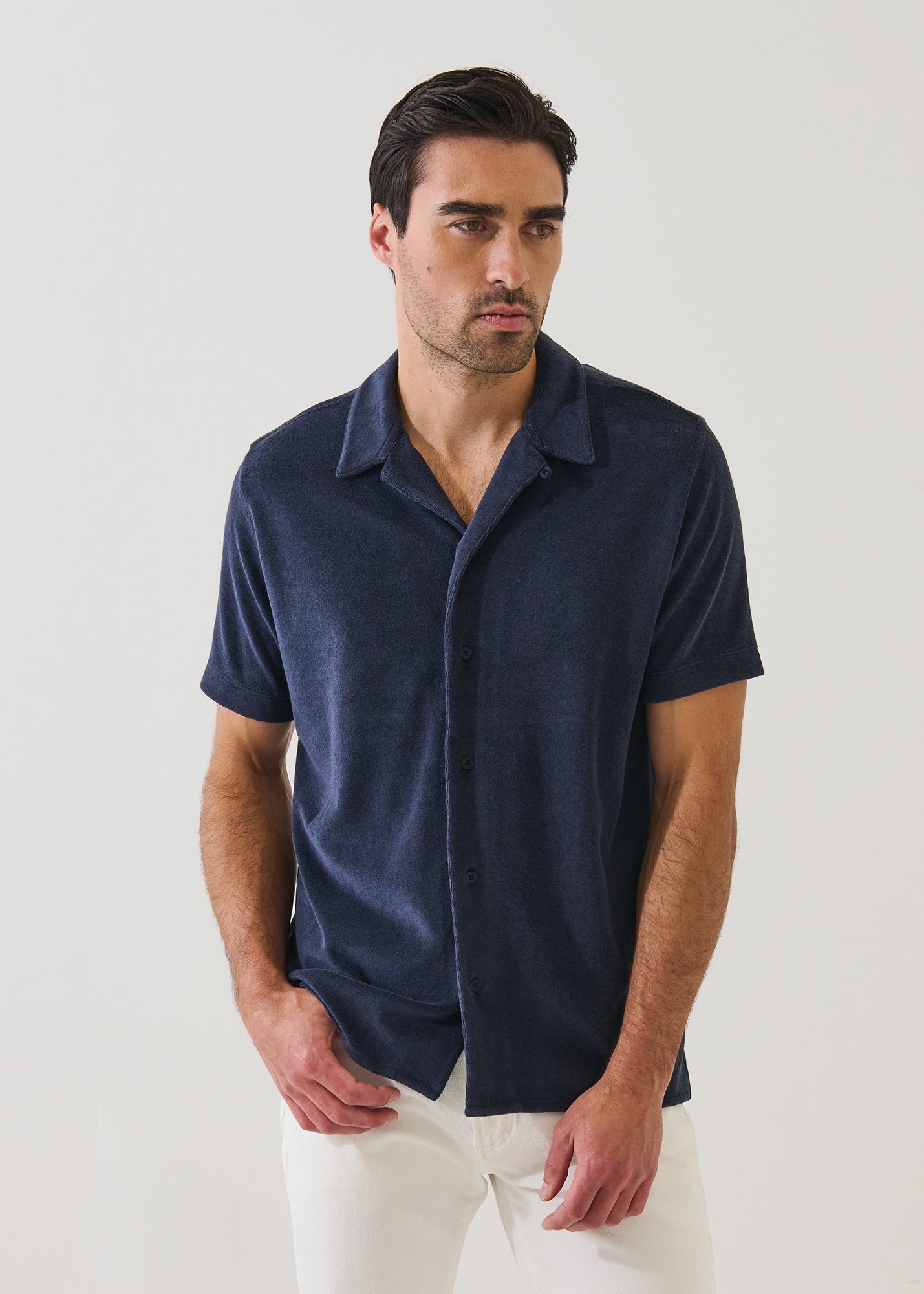 Beach Terry Camp Collar Shirt