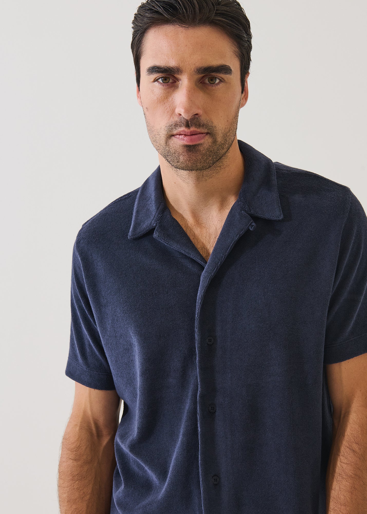 Beach Terry Camp Collar Shirt