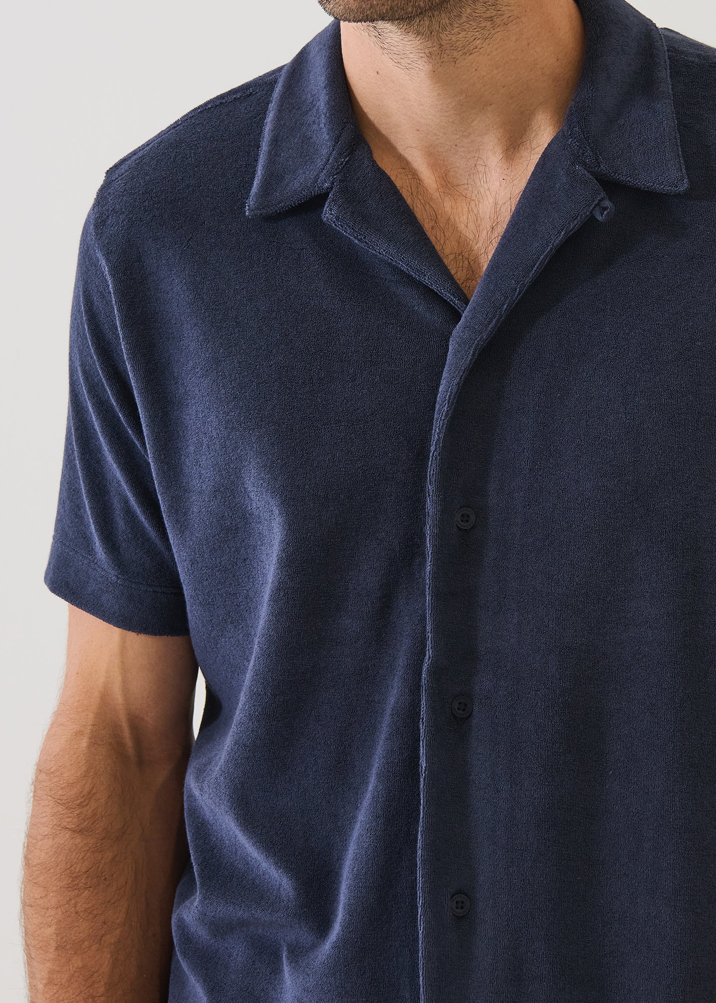 Beach Terry Camp Collar Shirt