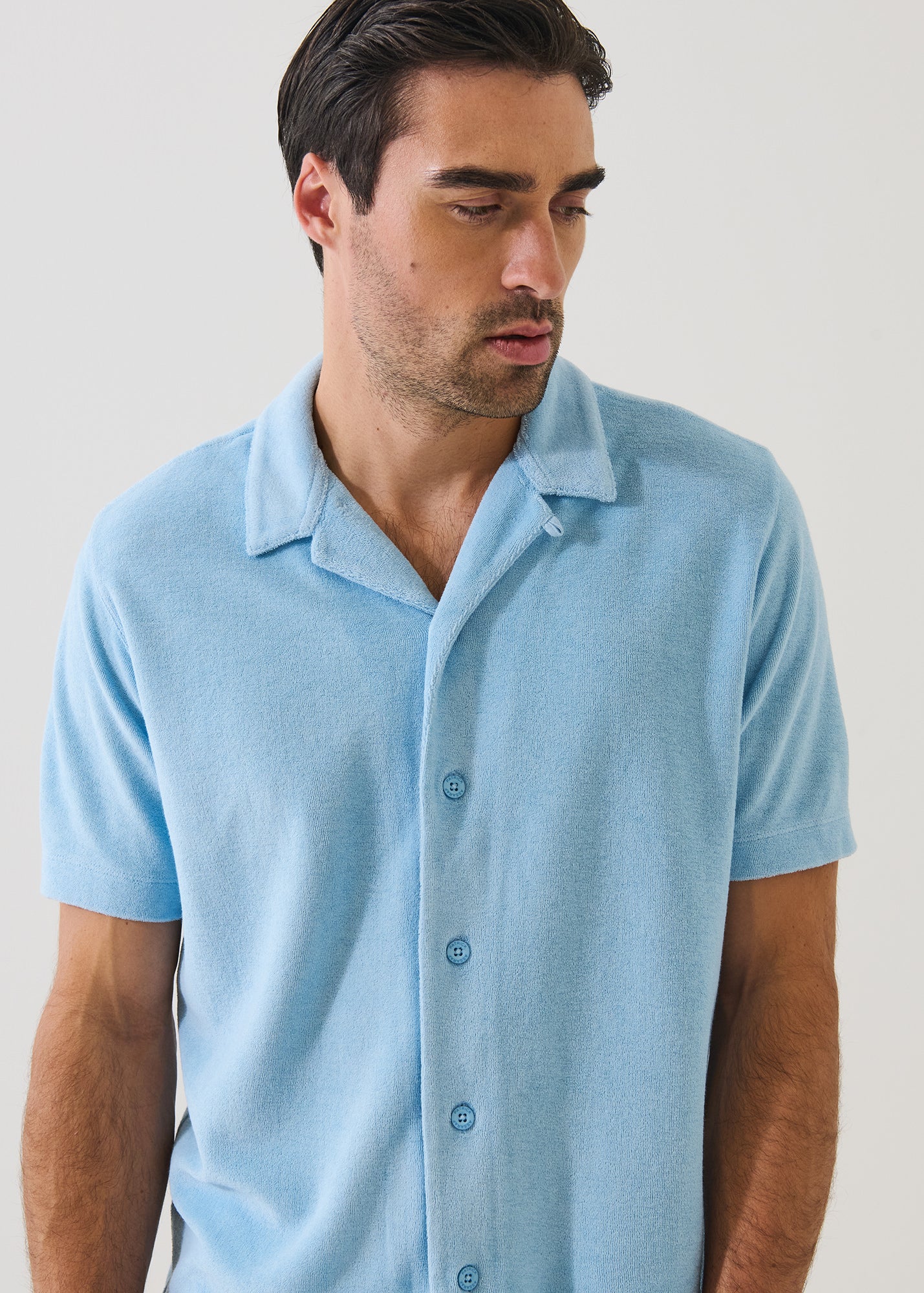 Beach Terry Camp Collar Shirt