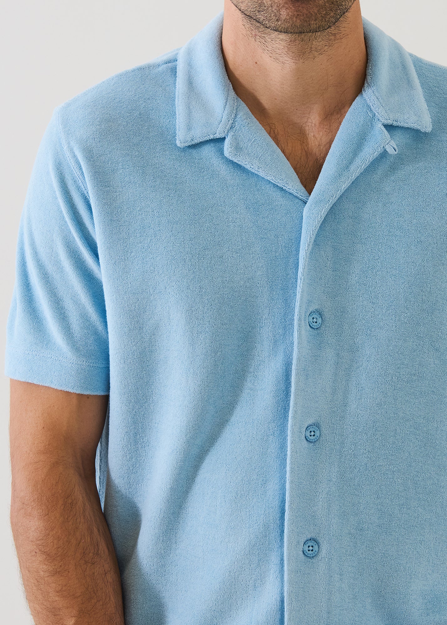 Beach Terry Camp Collar Shirt