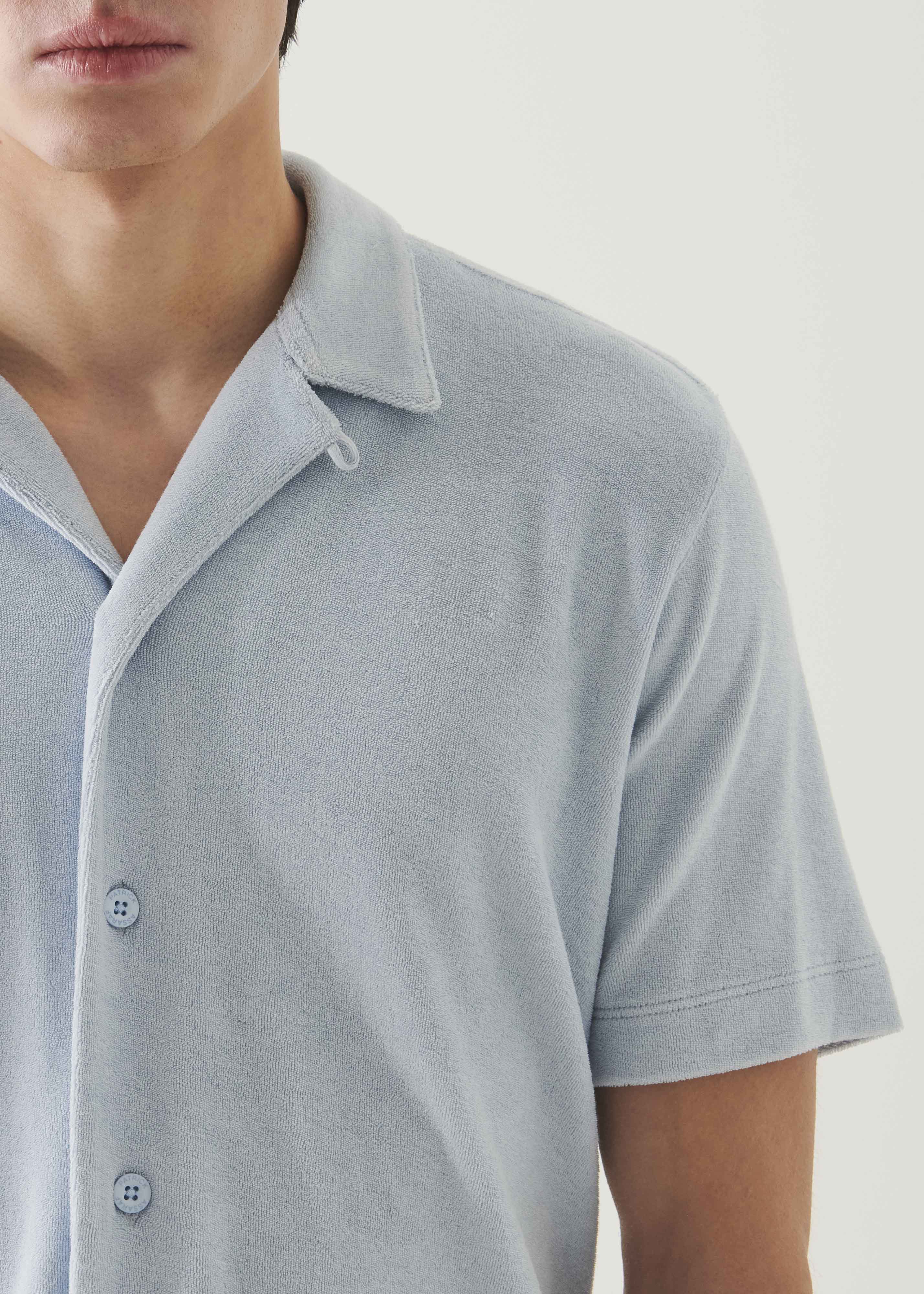 Beach Terry Camp Collar Shirt - PATRICK ASSARAF