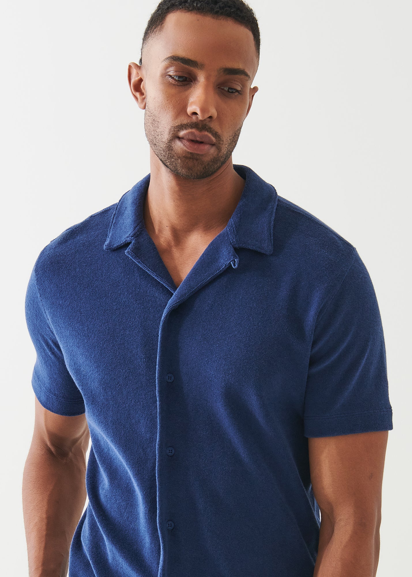 Beach Terry Camp Collar Shirt - PATRICK ASSARAF