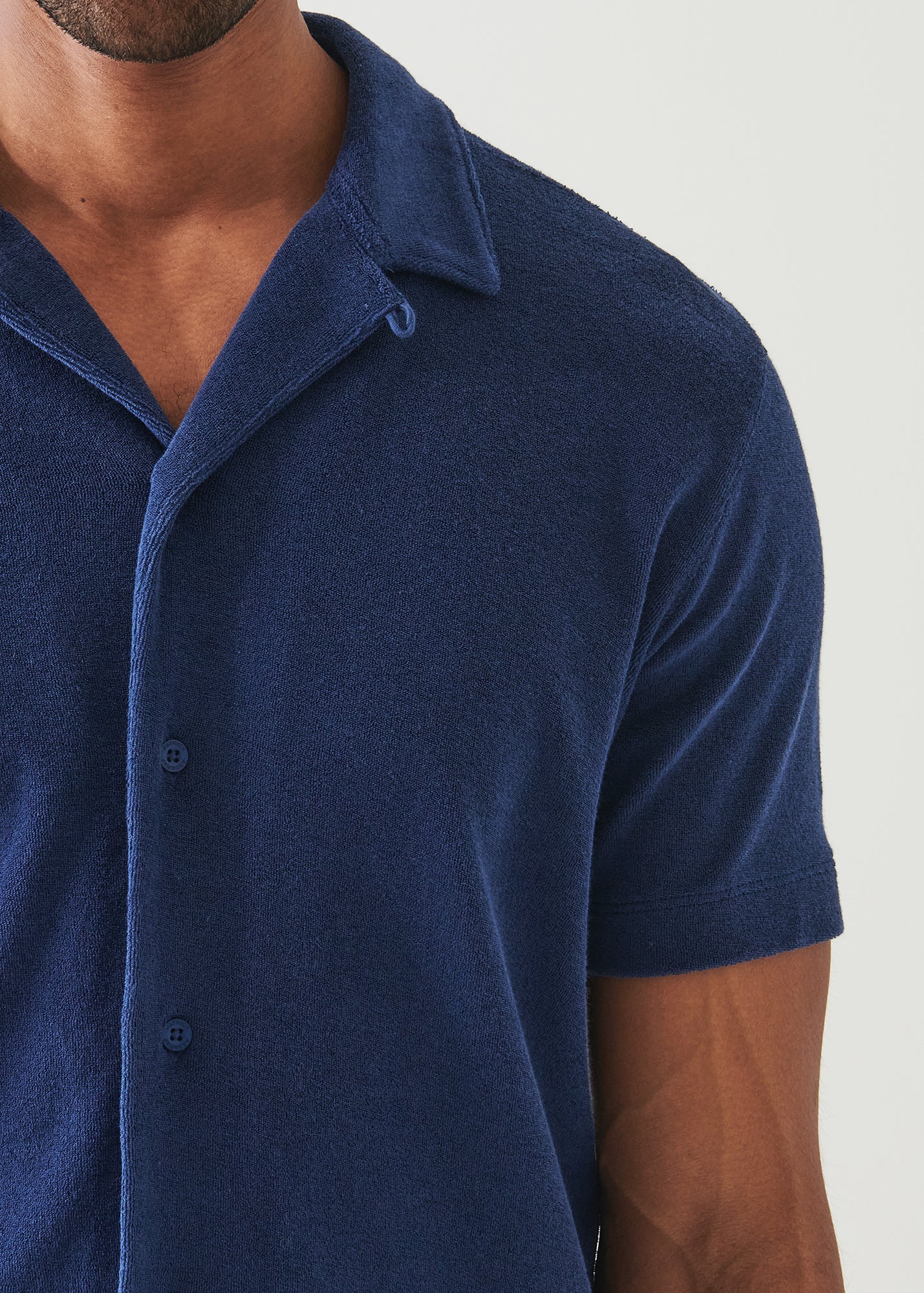 Beach Terry Camp Collar Shirt - PATRICK ASSARAF