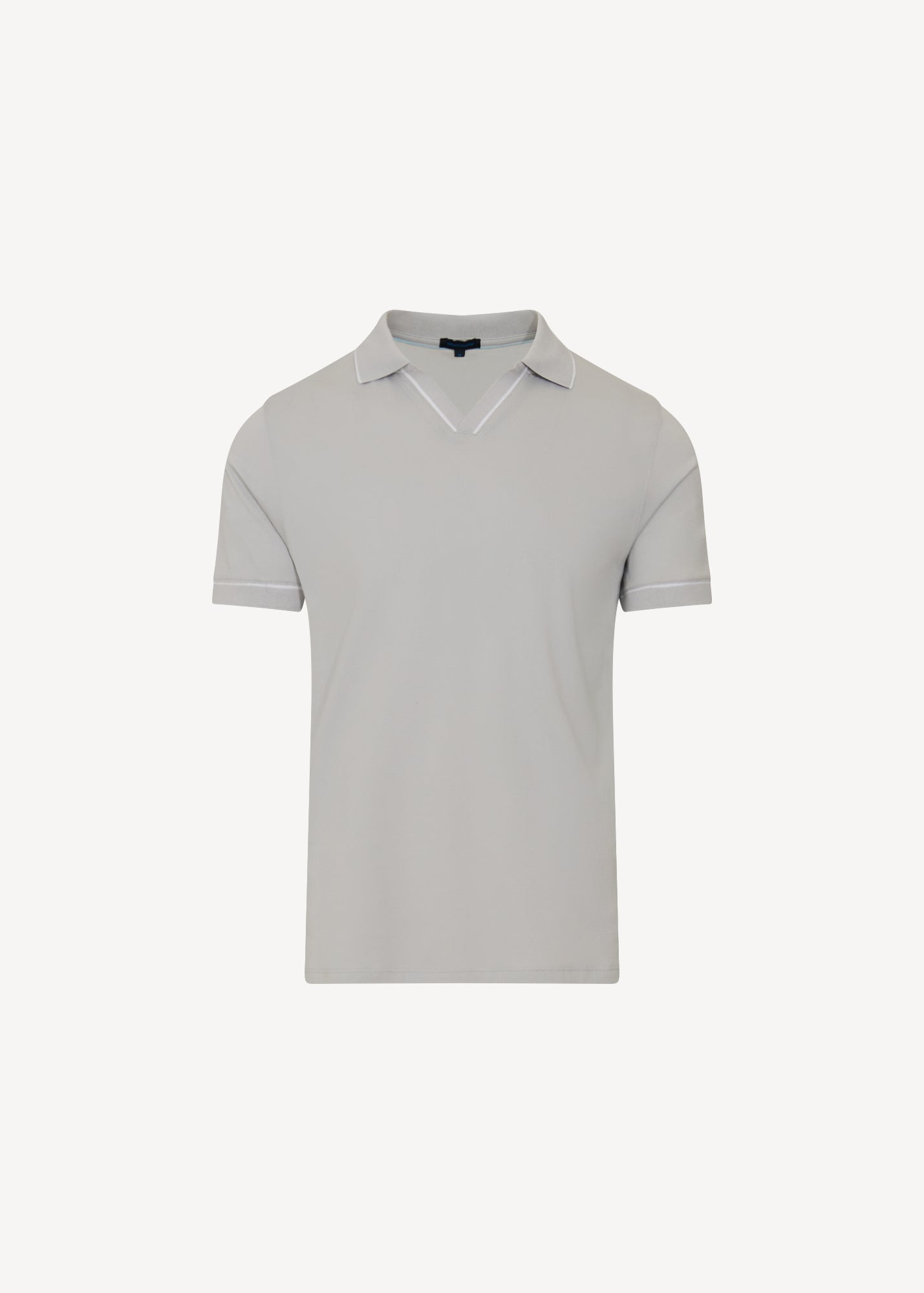 Mercerized Pima Cotton Tipped Open Polo - PATRICK ASSARAF