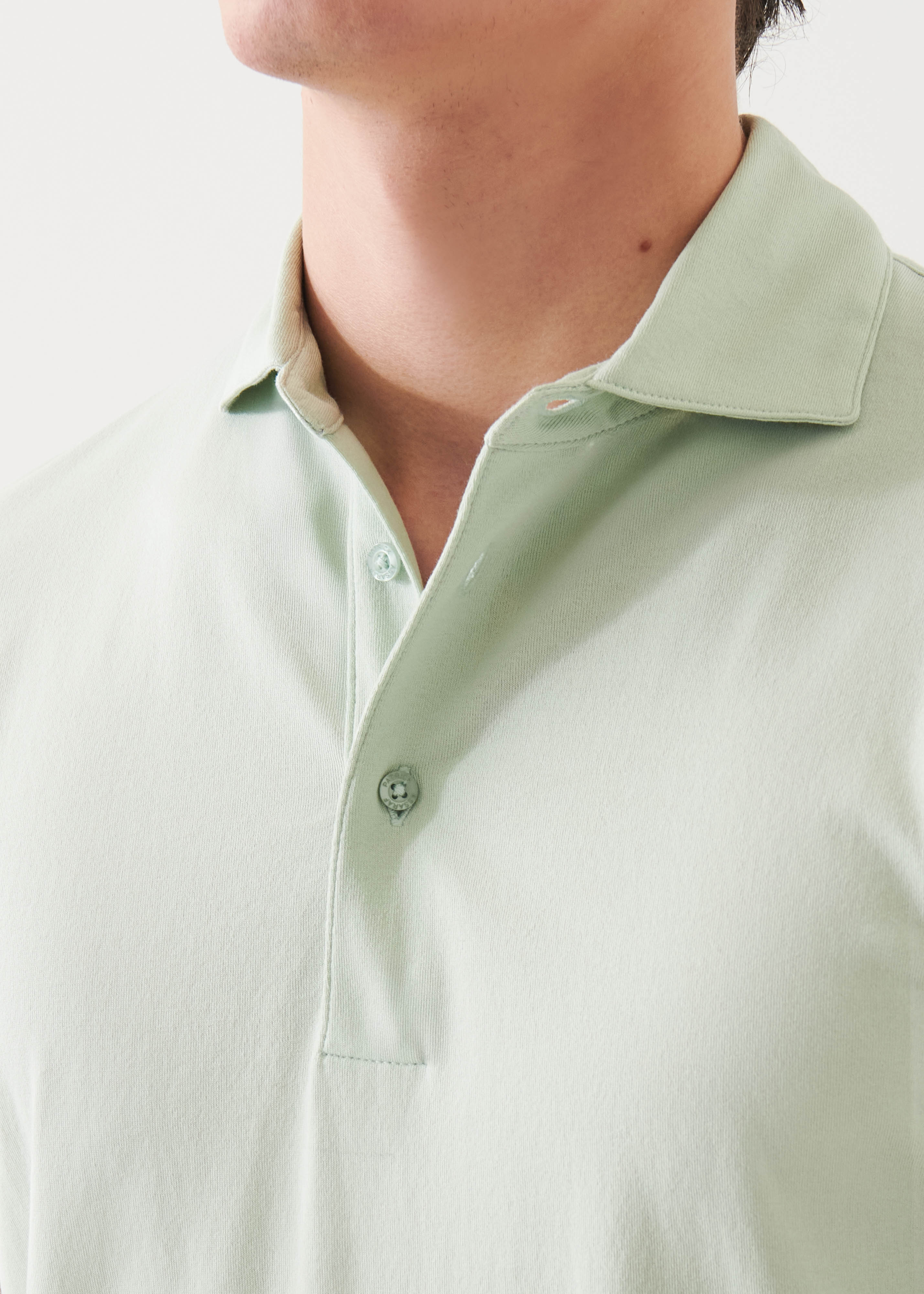 Mercerized Pima Cotton Button Polo