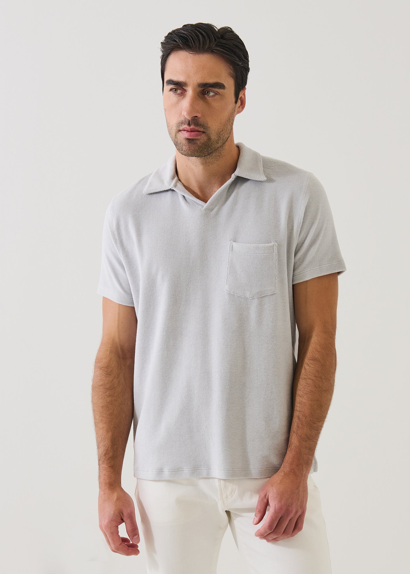 Beach Terry Open Polo - PATRICK ASSARAF