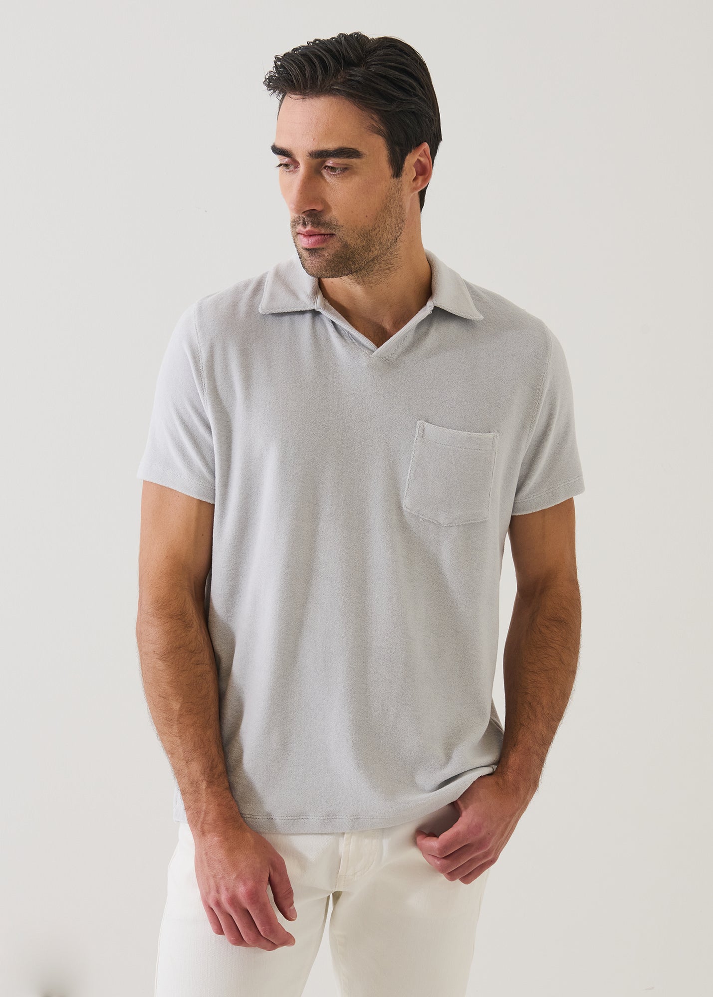 Beach Terry Open Polo - PATRICK ASSARAF