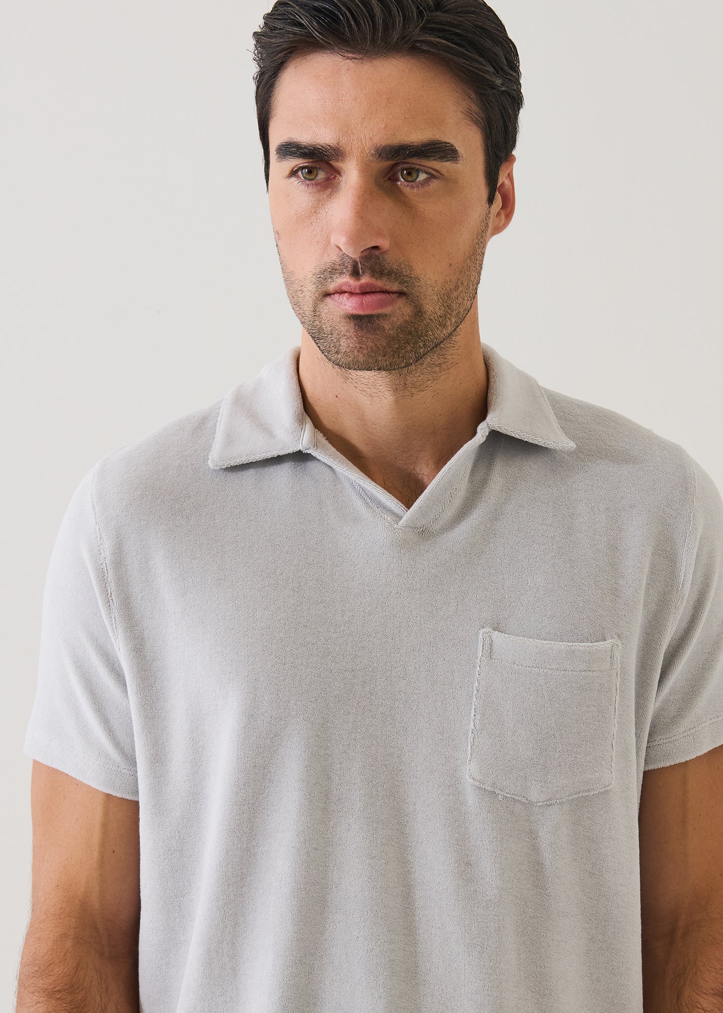 Beach Terry Open Polo - PATRICK ASSARAF