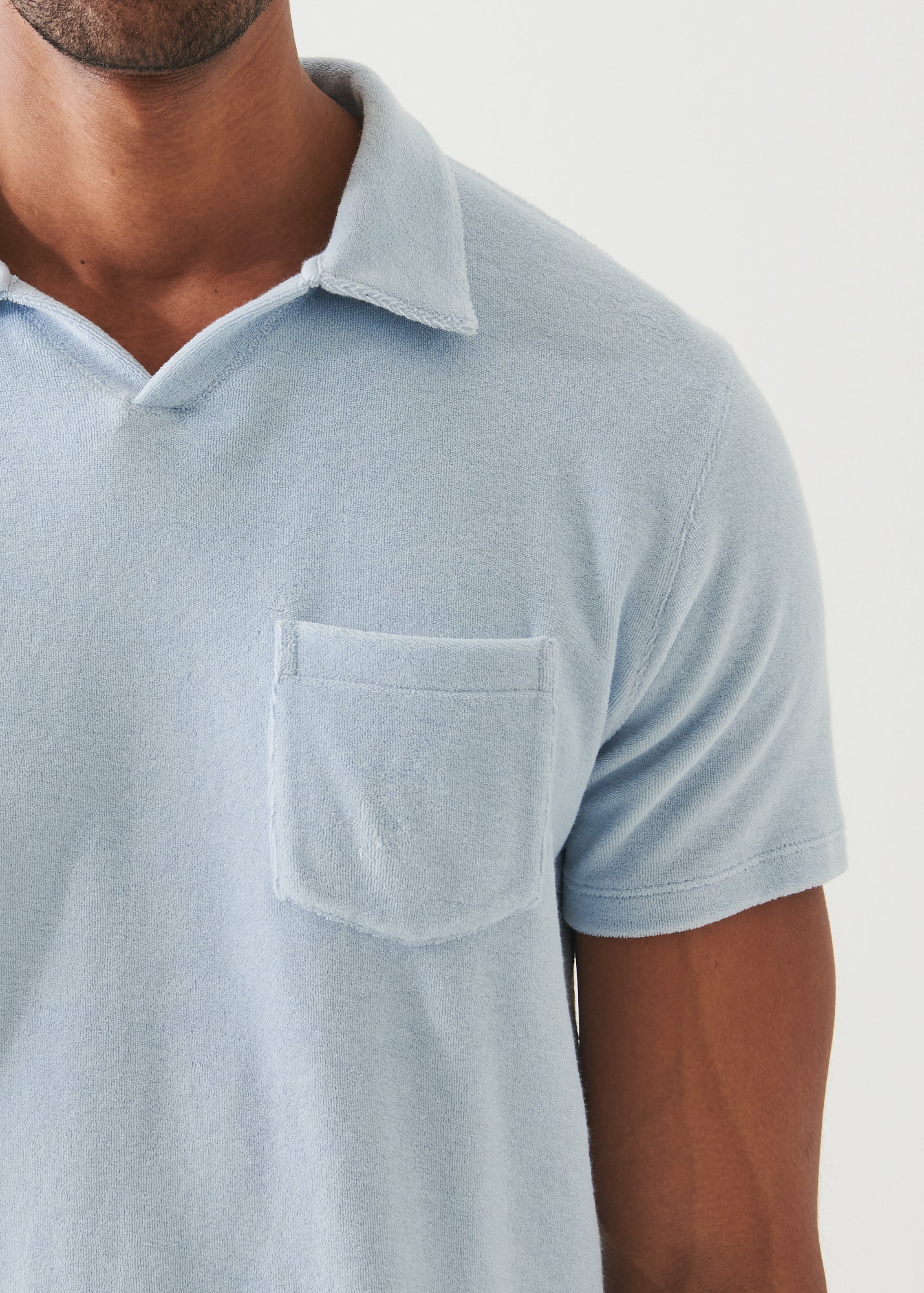 Beach Terry Open Polo - PATRICK ASSARAF