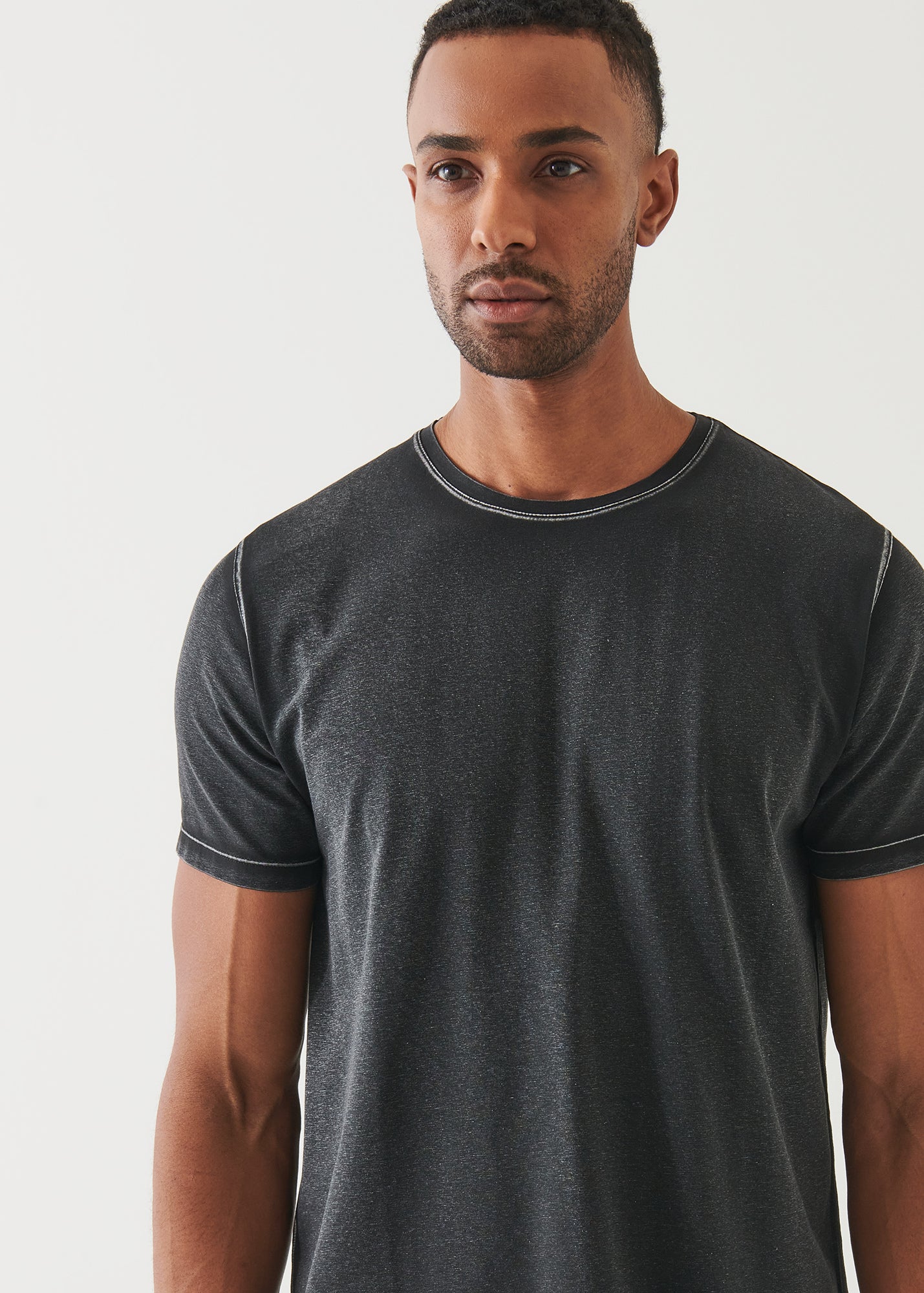 Pima Cotton Stretch Vintage Wash T-Shirt - PATRICK ASSARAF