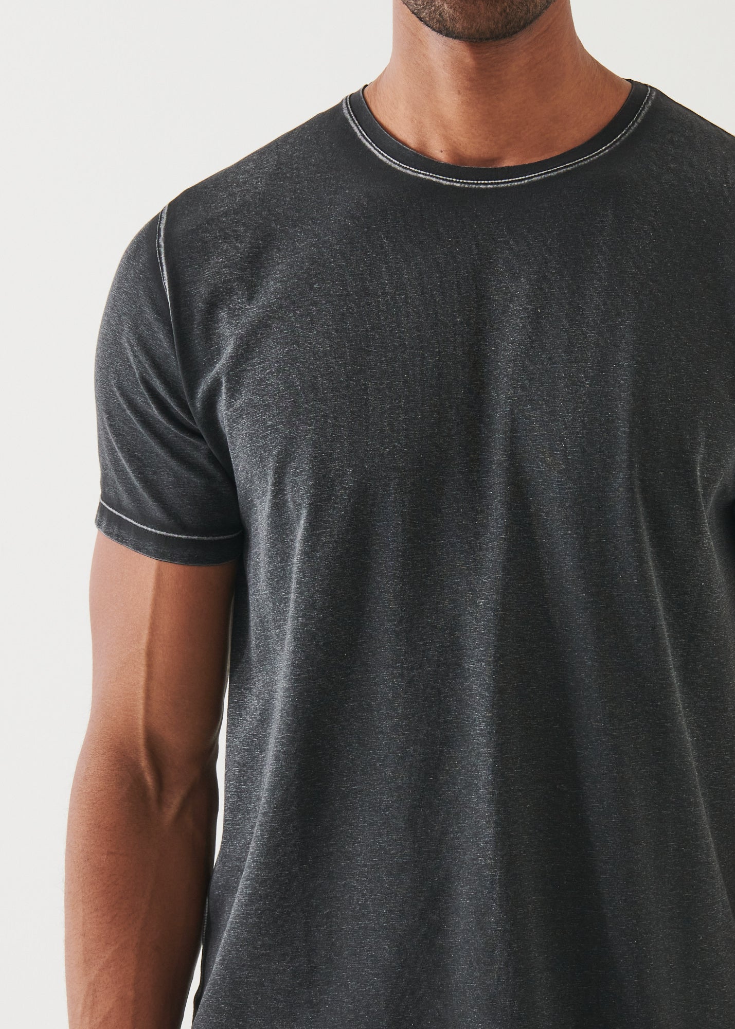 Pima Cotton Stretch Vintage Wash T-Shirt - PATRICK ASSARAF