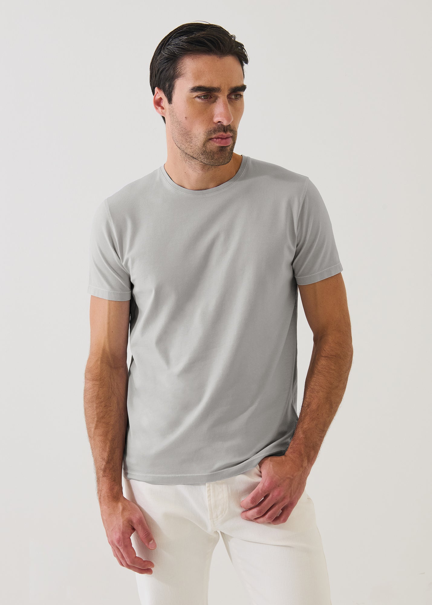 Pima Cotton Stretch Vintage Wash T-Shirt - PATRICK ASSARAF