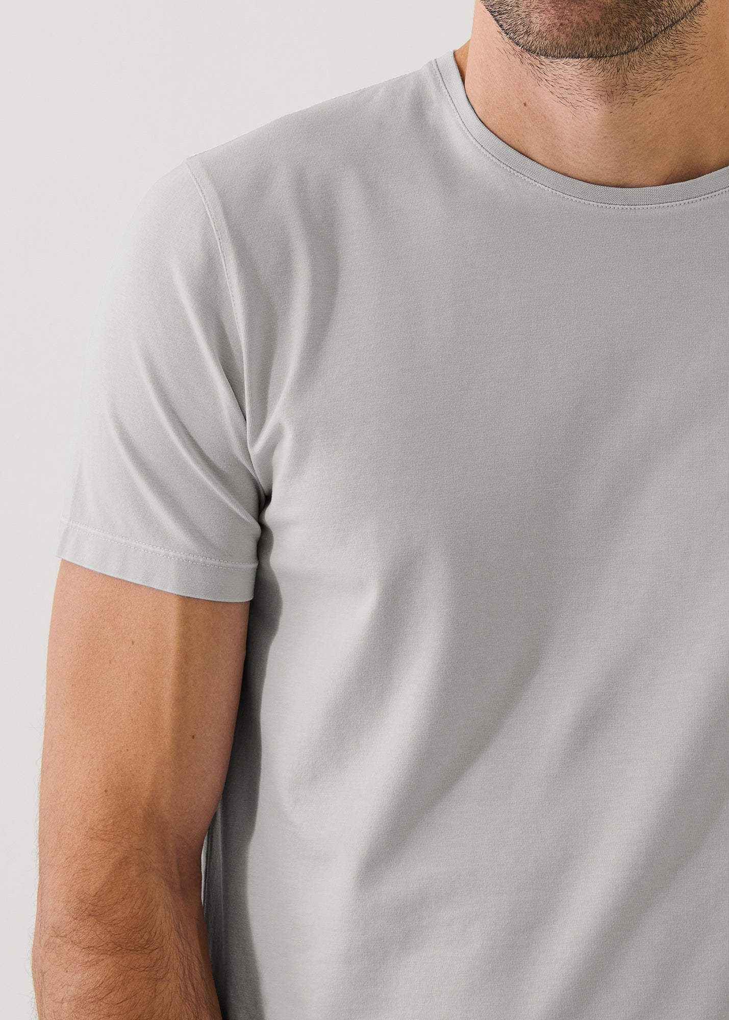 Pima Cotton Stretch Vintage Wash T-Shirt - PATRICK ASSARAF