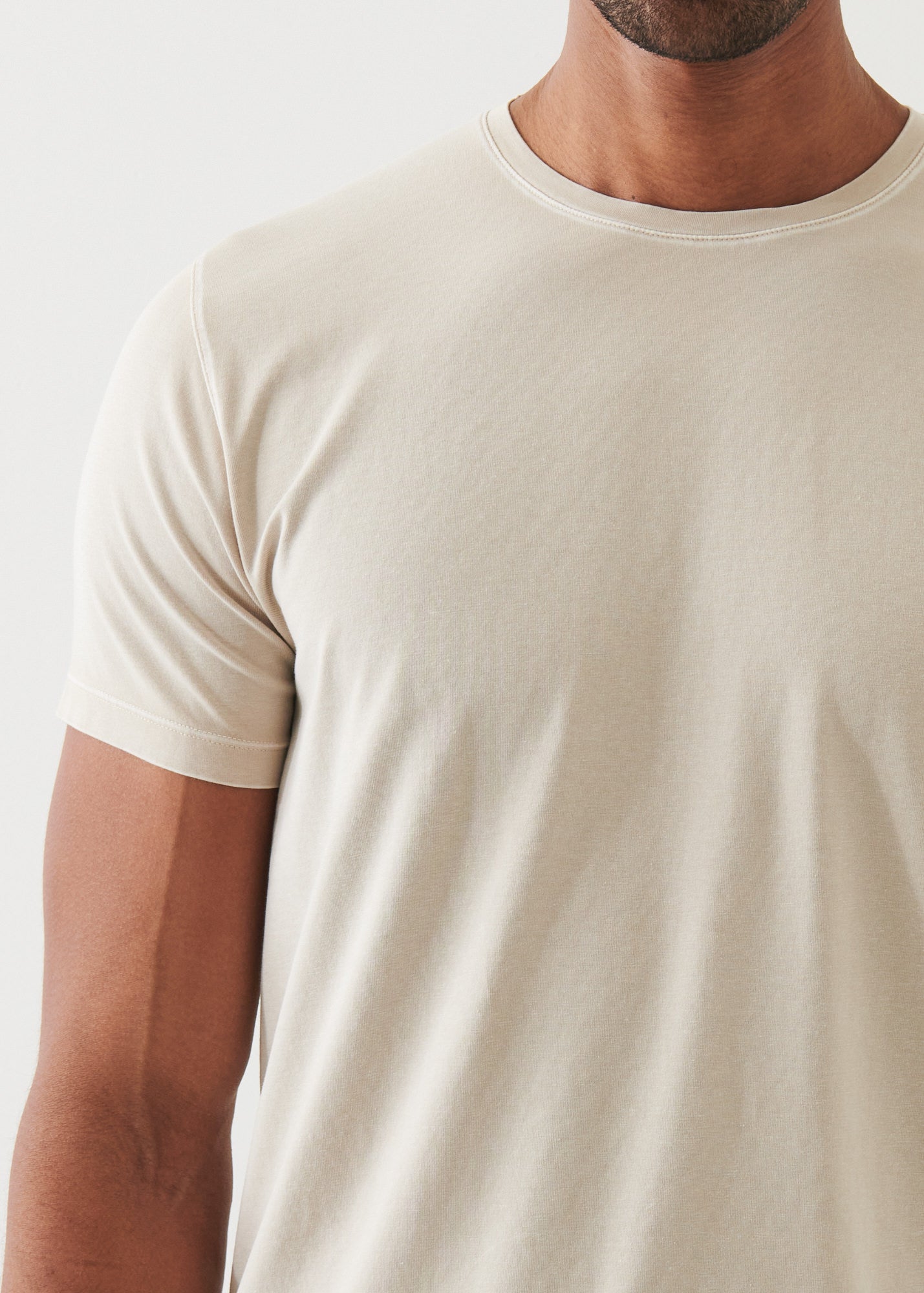 Pima Cotton Stretch Vintage Wash T-Shirt - PATRICK ASSARAF