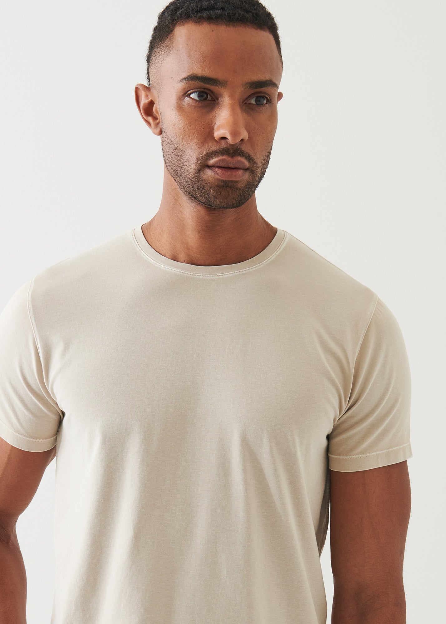 Pima Cotton Stretch Vintage Wash T-Shirt - PATRICK ASSARAF